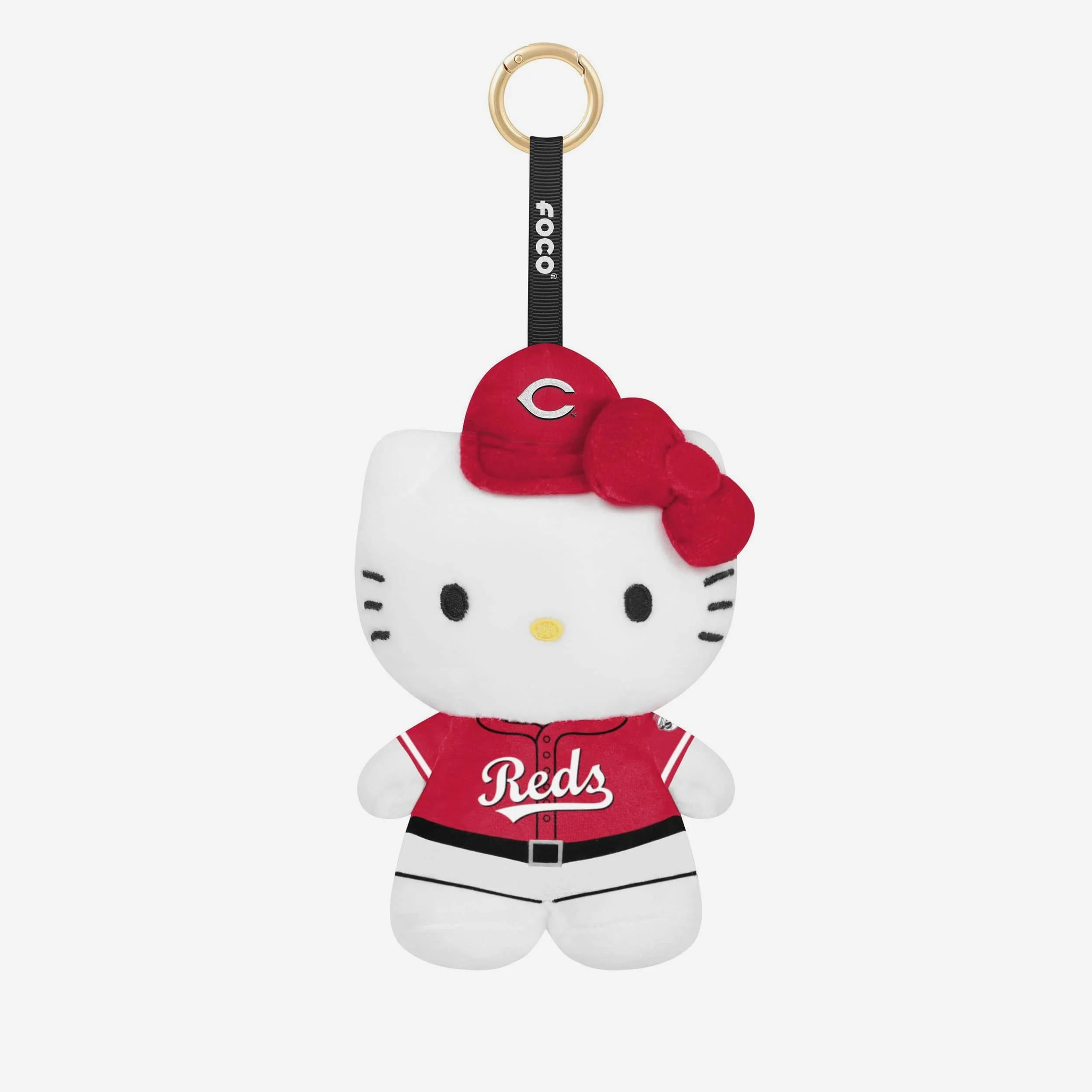 Cincinnati Reds Plush Hello Kitty® Bag Charm Keychain