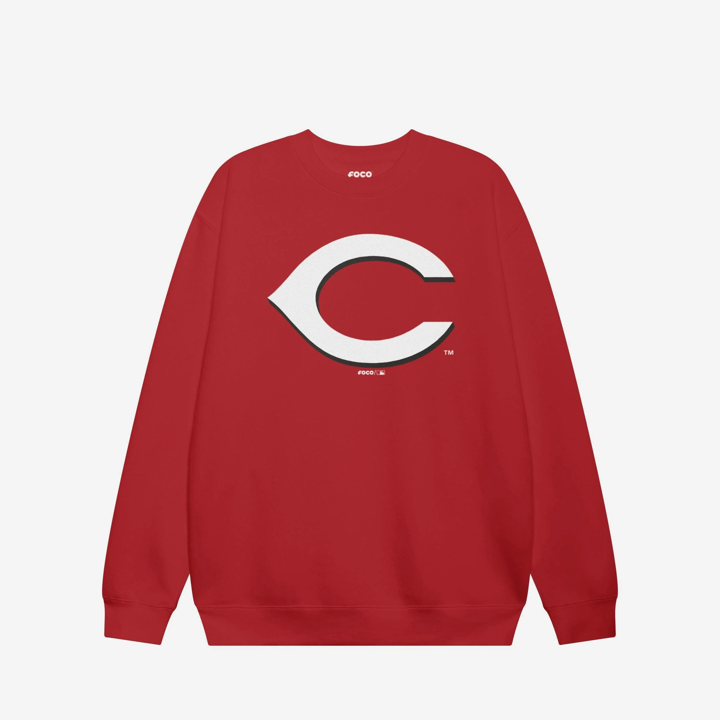 Cincinnati Reds Primary Logo Crew Neck Sweatshirt
