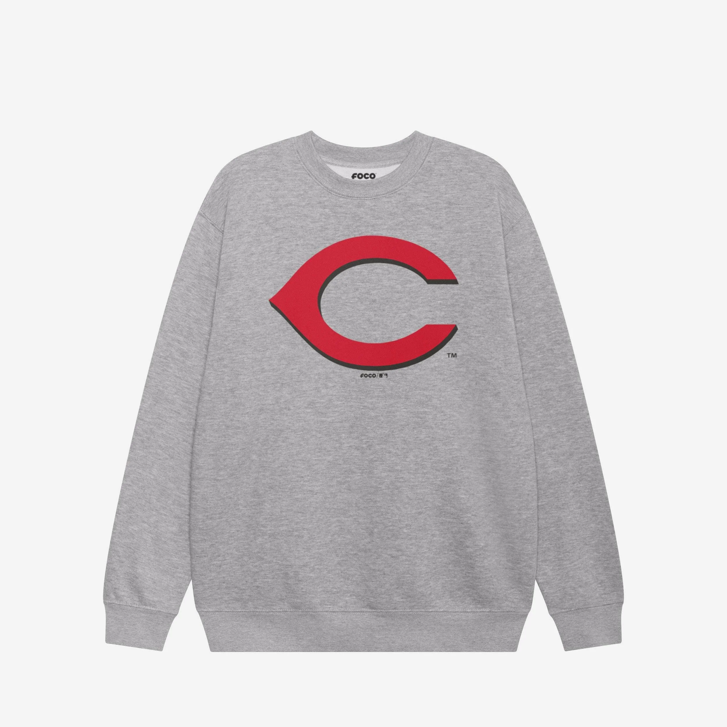 Cincinnati Reds Primary Logo Crew Neck Sweatshirt - Image 3