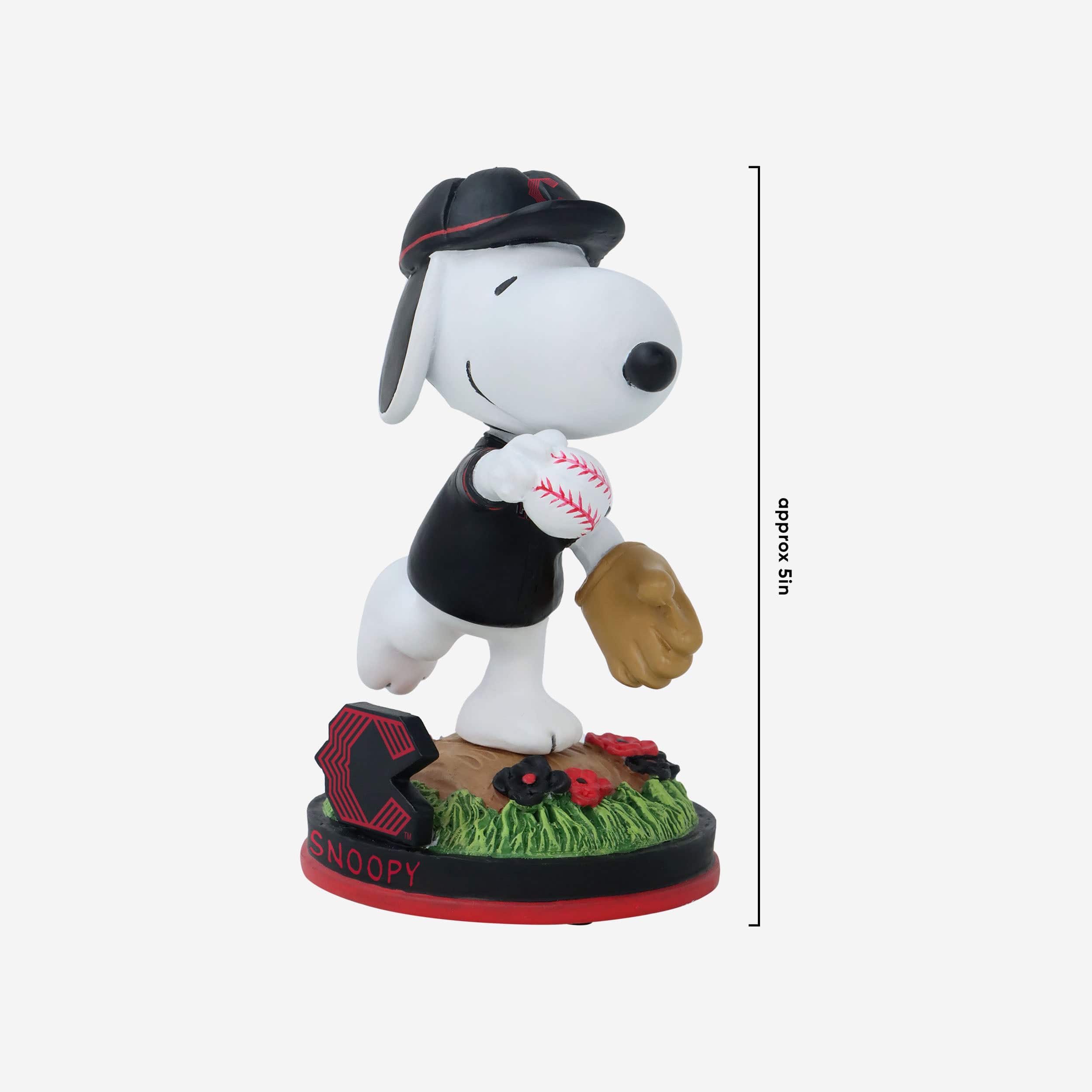 Cincinnati Reds Snoopy Peanuts City Connect Bobblehead - Image 4