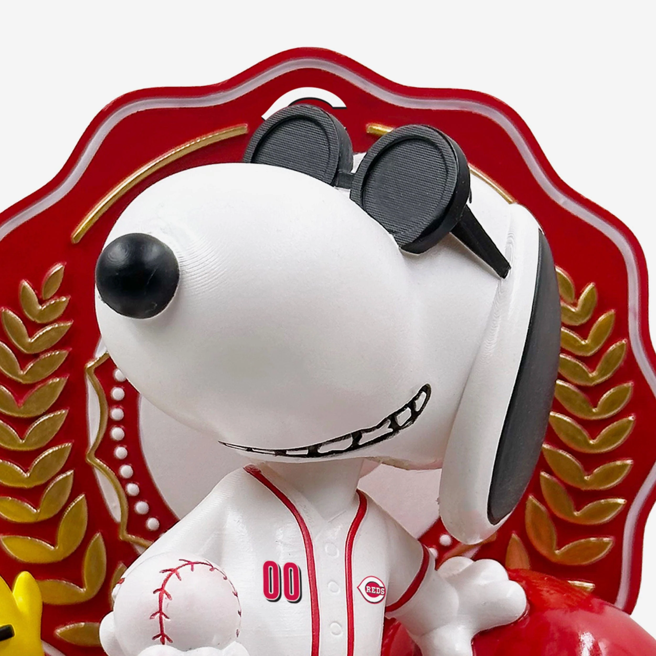 Cincinnati Reds Snoopy & Woodstock Joe Cool Peanuts Dual Bobblehead - Image 2
