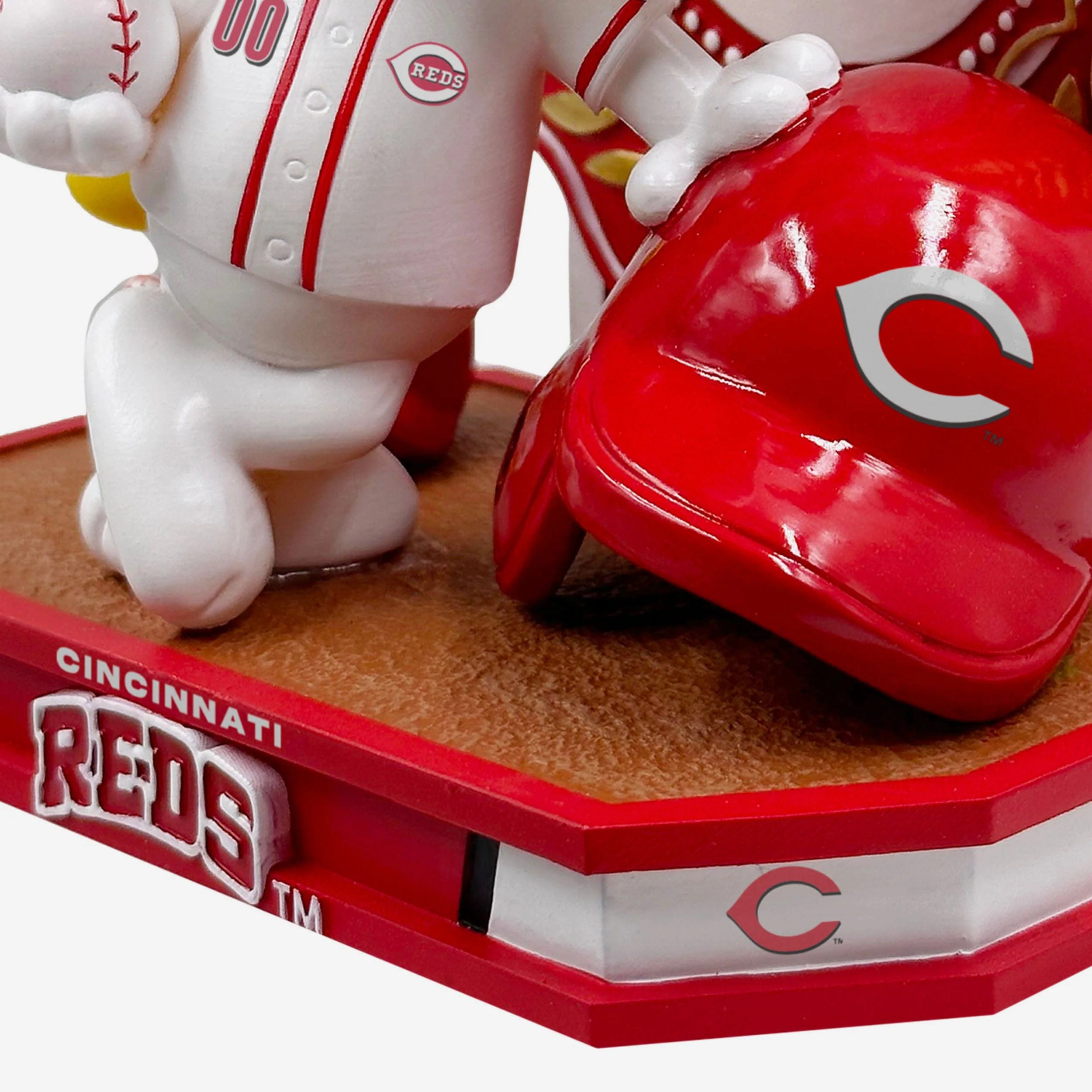 Cincinnati Reds Snoopy & Woodstock Joe Cool Peanuts Dual Bobblehead - Image 3