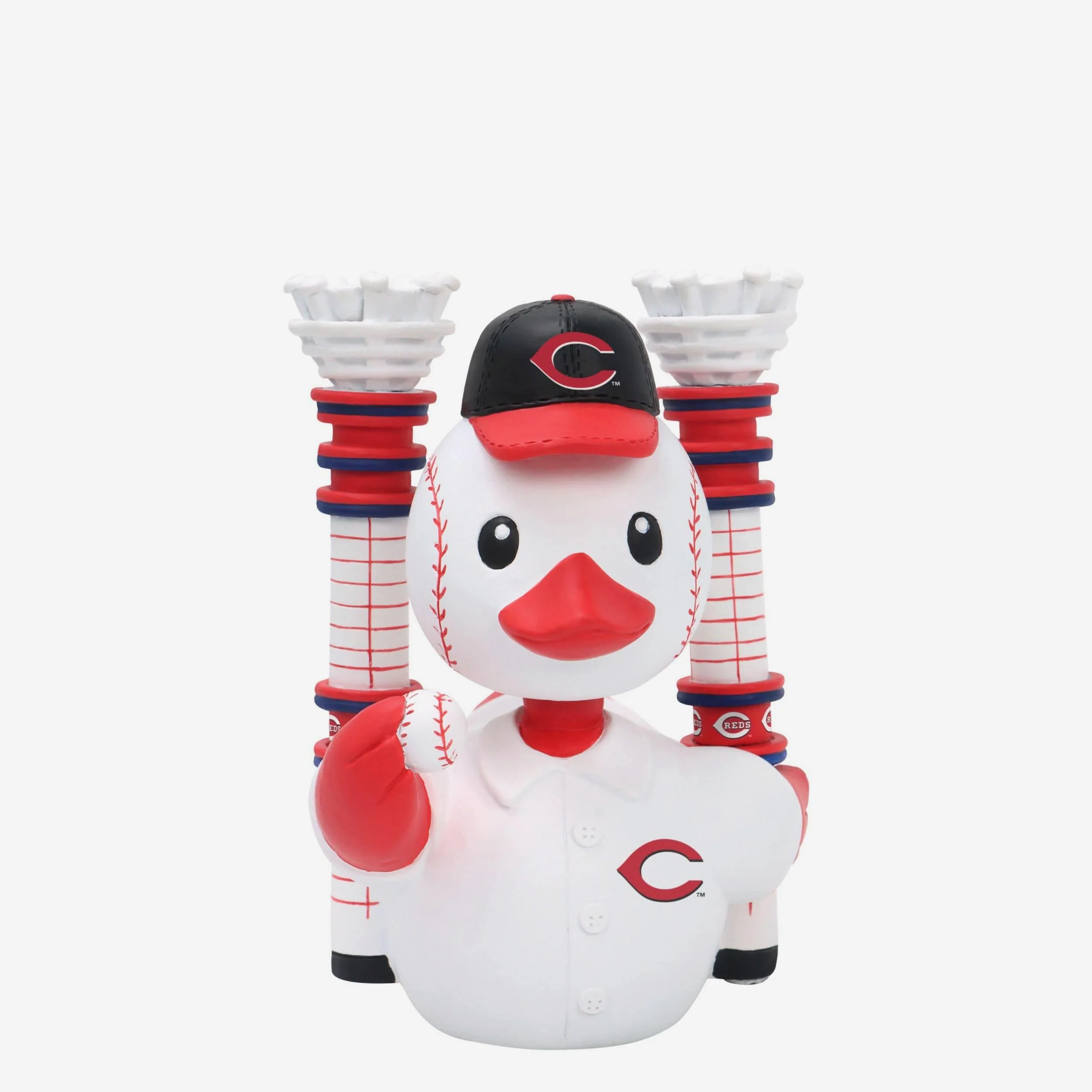 Cincinnati Reds Superfan Bobble Duck Mini Bobblehead