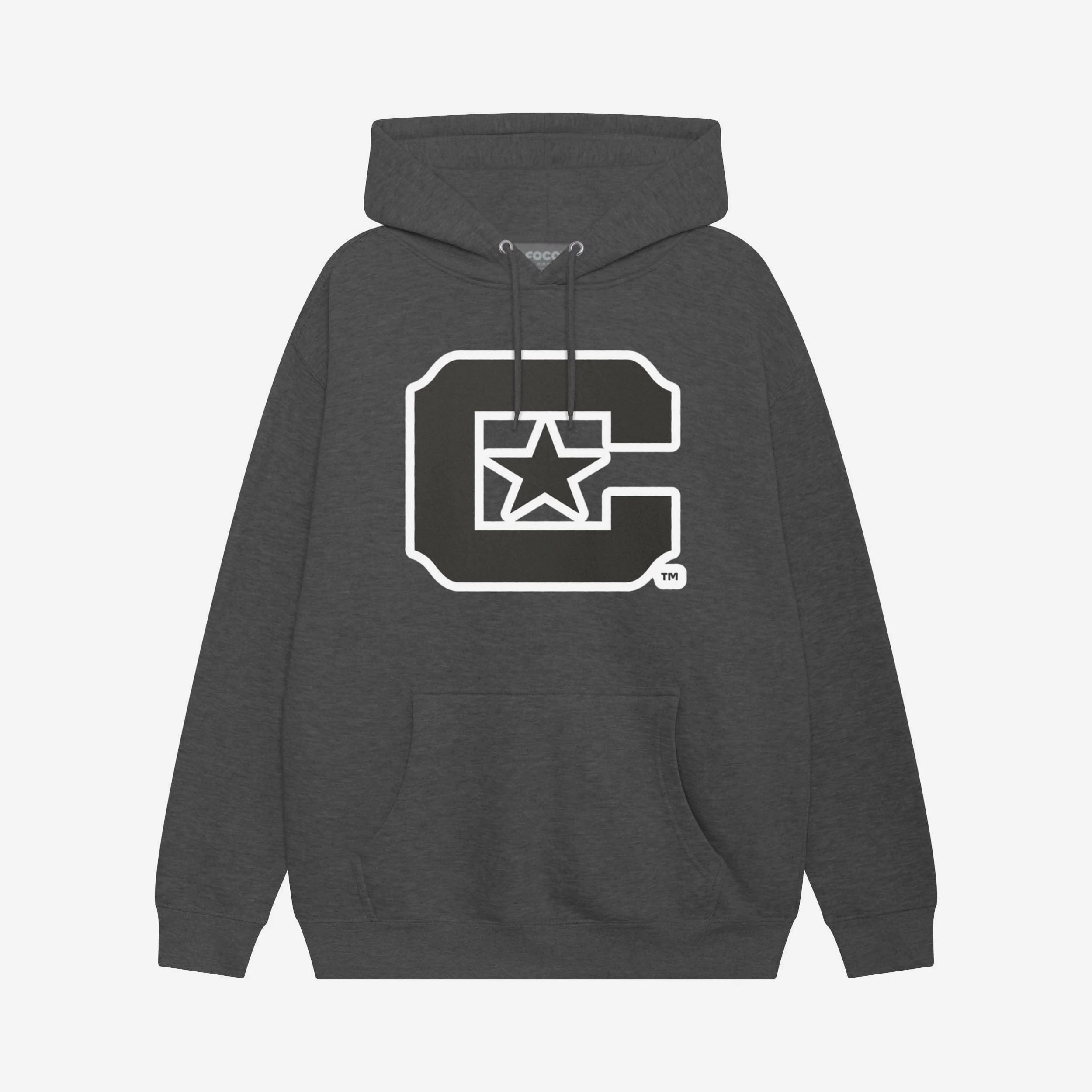 Citadel Bulldogs Black & White Primary Logo Hoodie