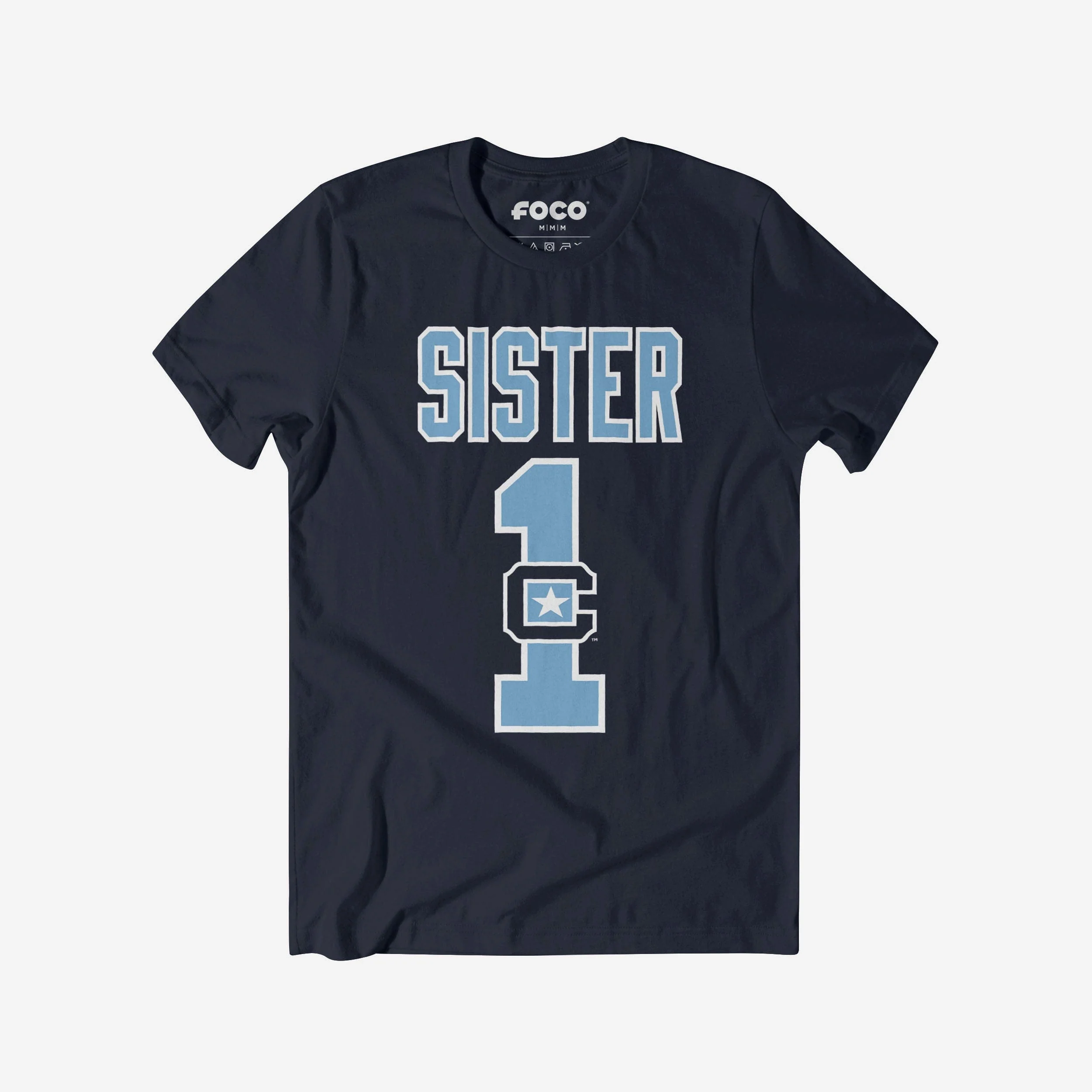 Citadel Bulldogs Number 1 Sister T-Shirt