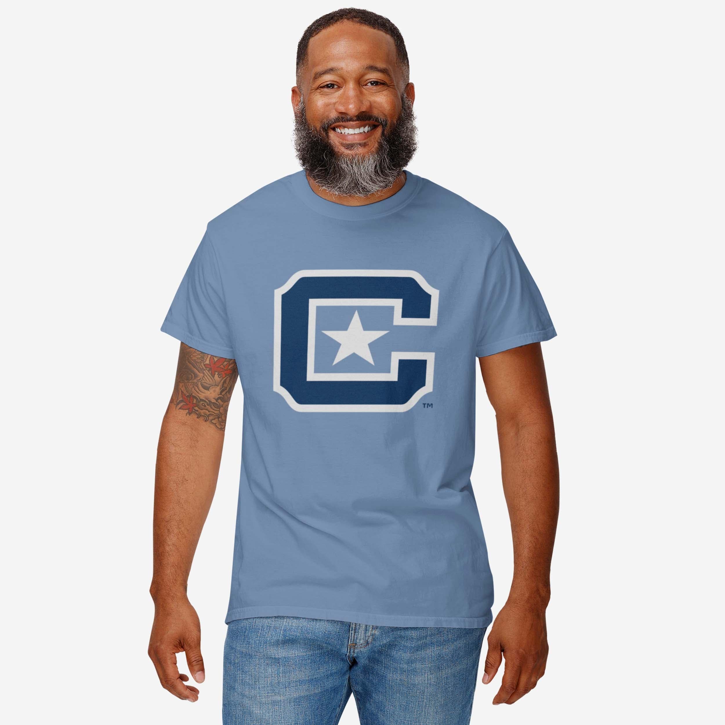 Citadel Bulldogs Primary Logo T-Shirt - Image 6
