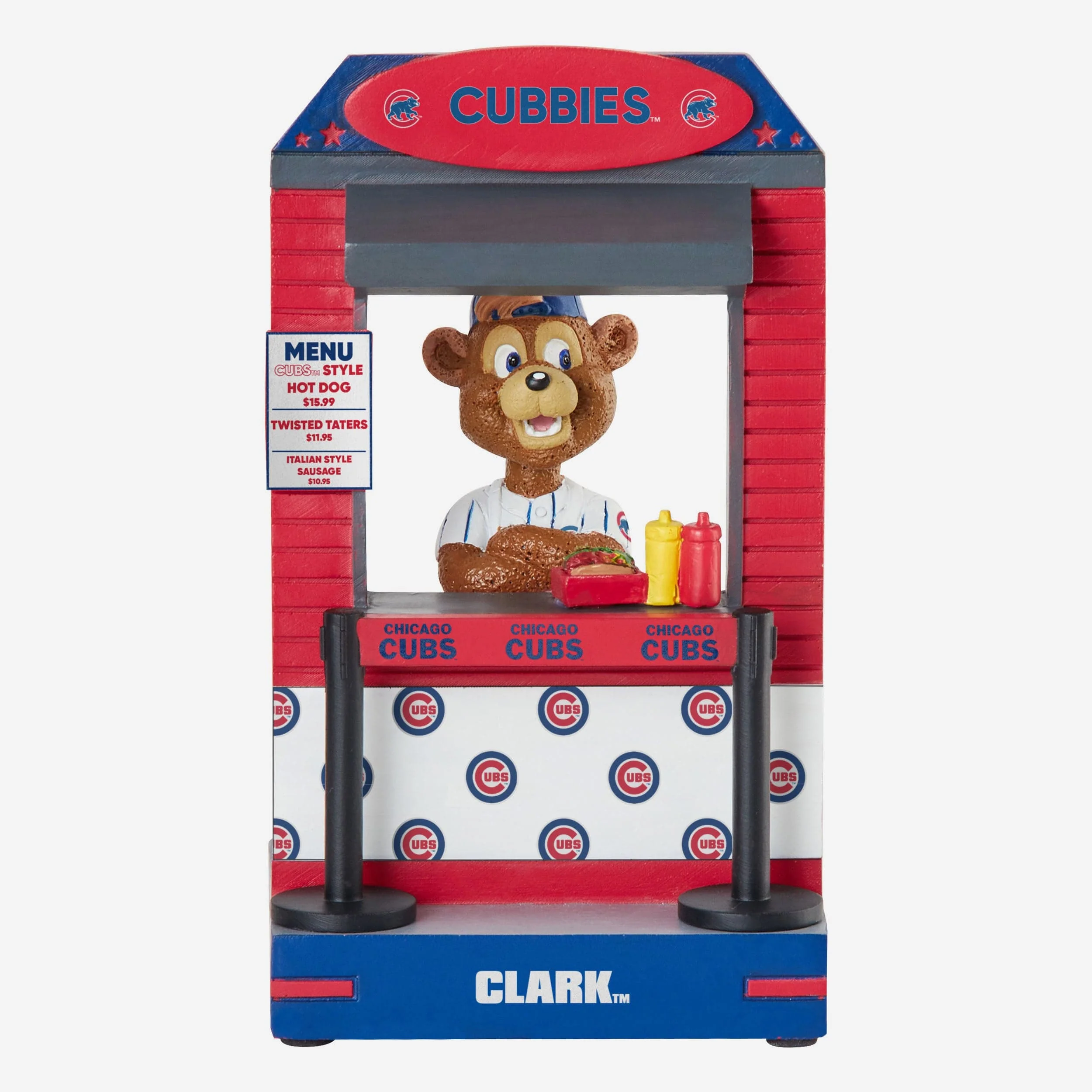 Clark Chicago Cubs 2024 Opening Day Mascot Bobblehead
