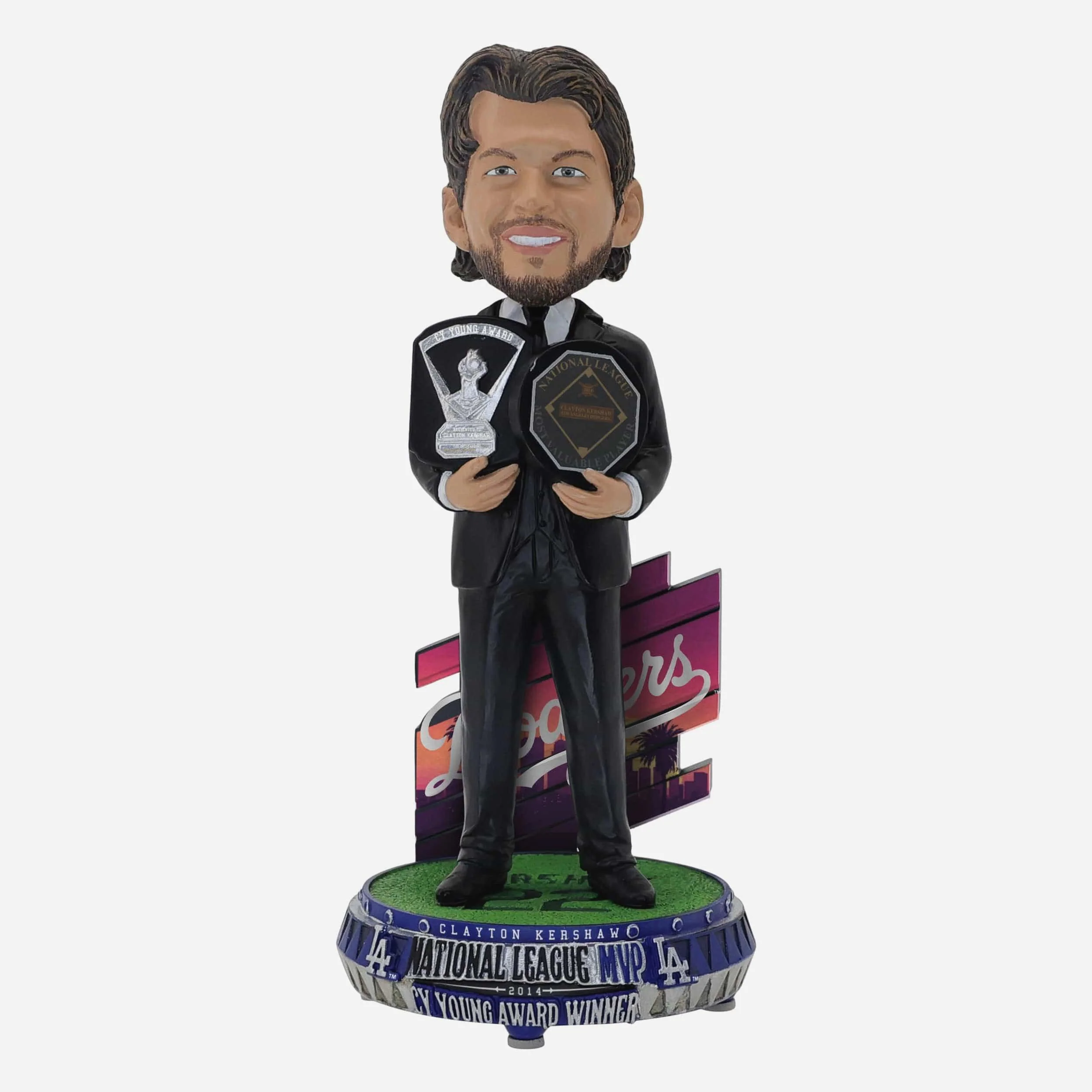 Clayton Kershaw Los Angeles Dodgers NL MVP & Cy Young Winner Bobblehead