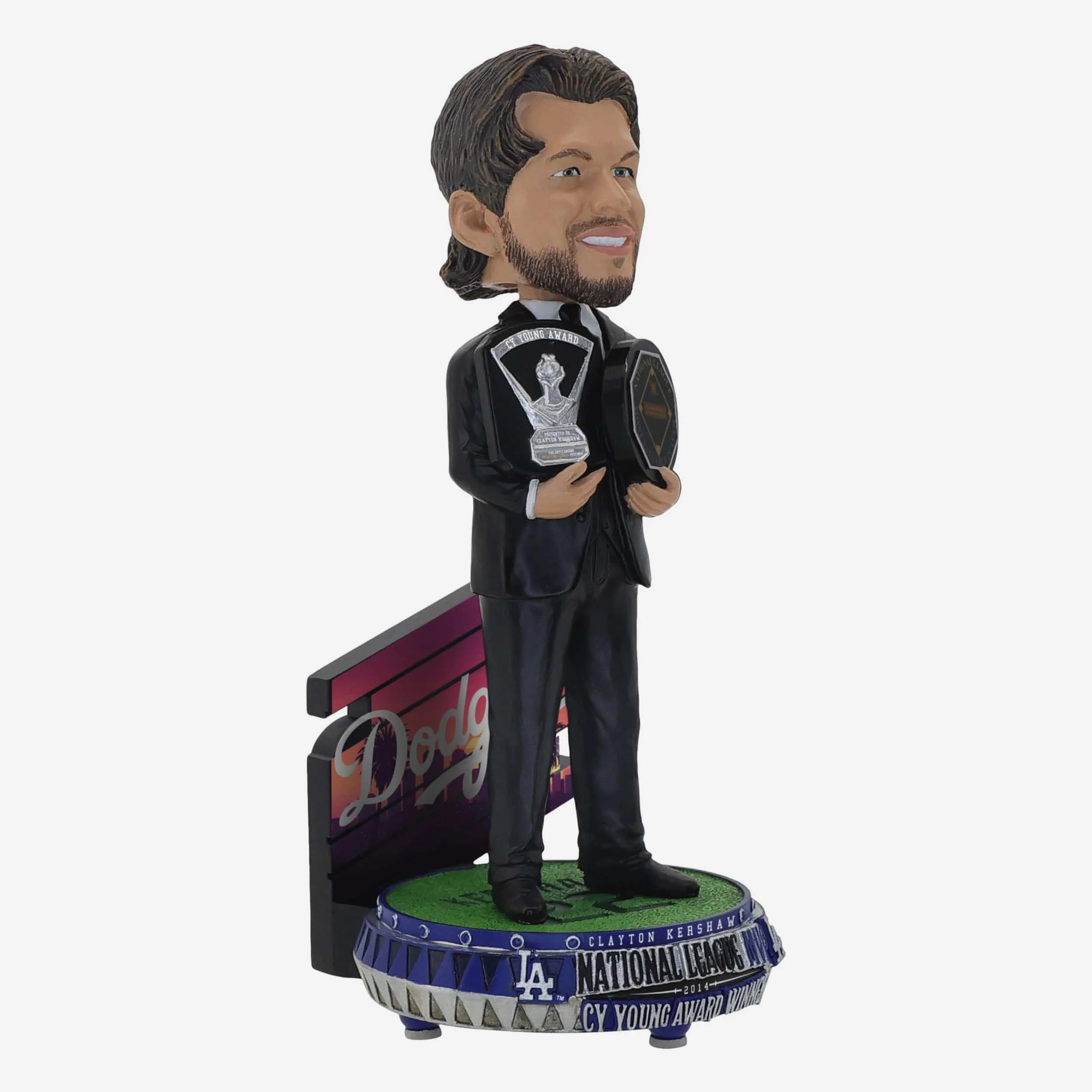 Clayton Kershaw Los Angeles Dodgers NL MVP & Cy Young Winner Bobblehead - Image 4