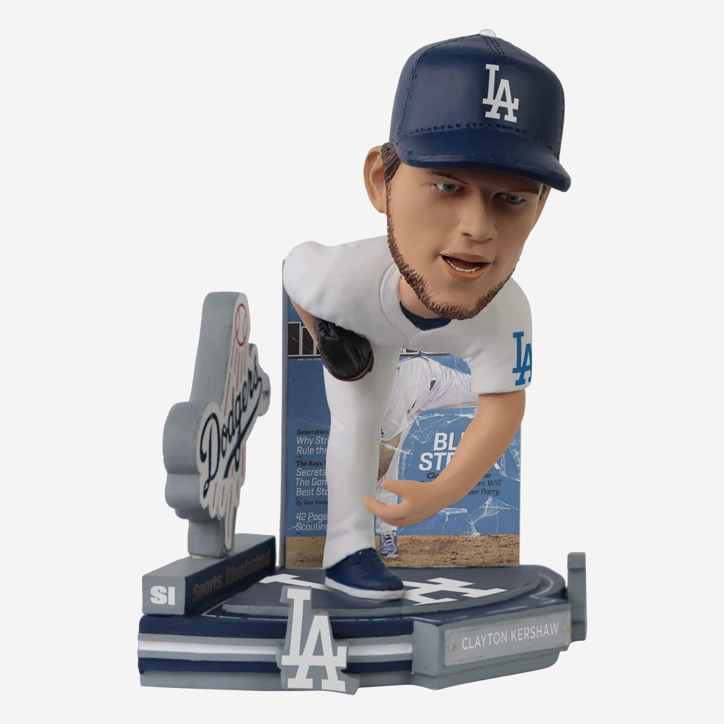 Clayton Kershaw Los Angeles Dodgers Sports Illustrated Cover Bobblehead - Image 5