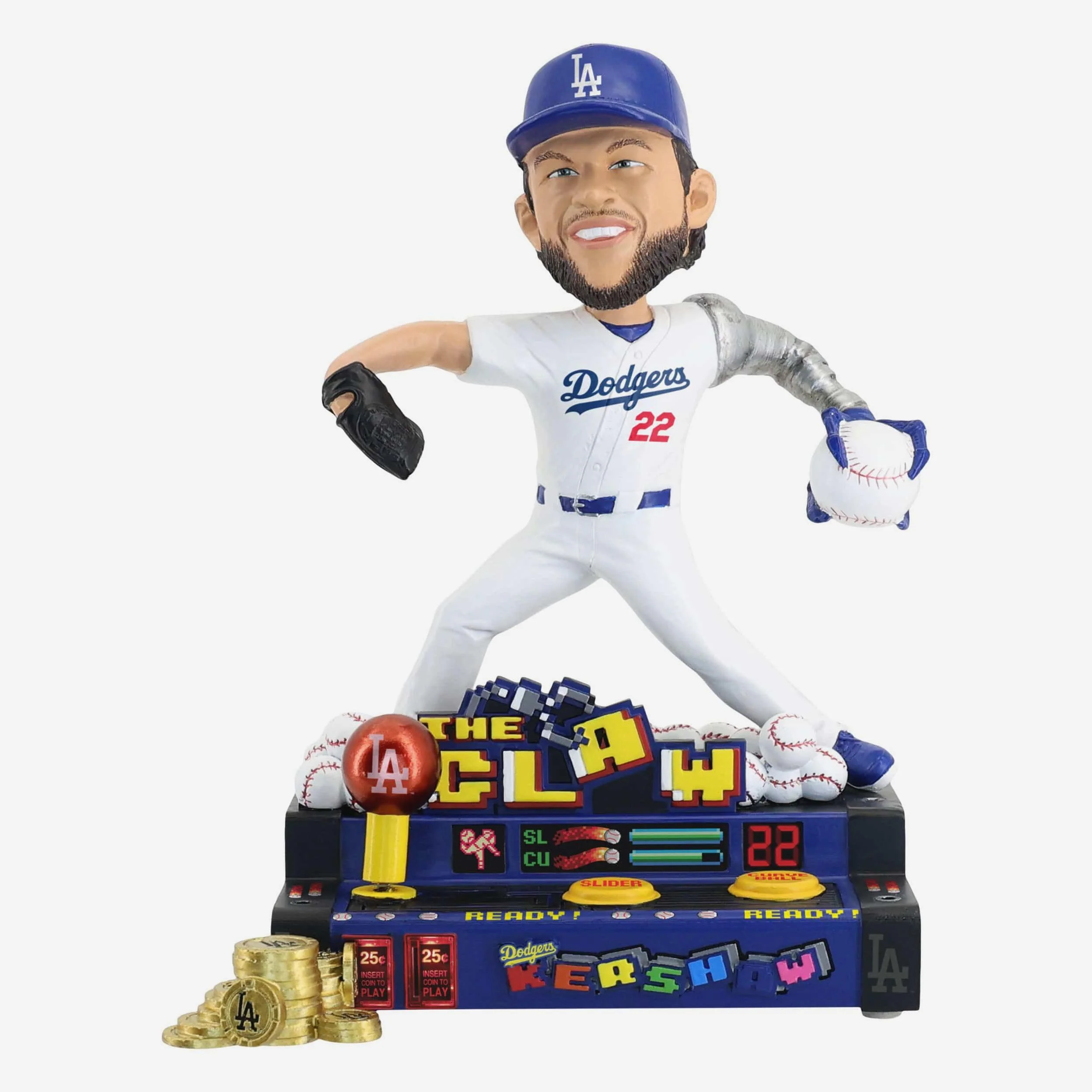 Clayton Kershaw Los Angeles Dodgers The Claw Nickname Bobblehead