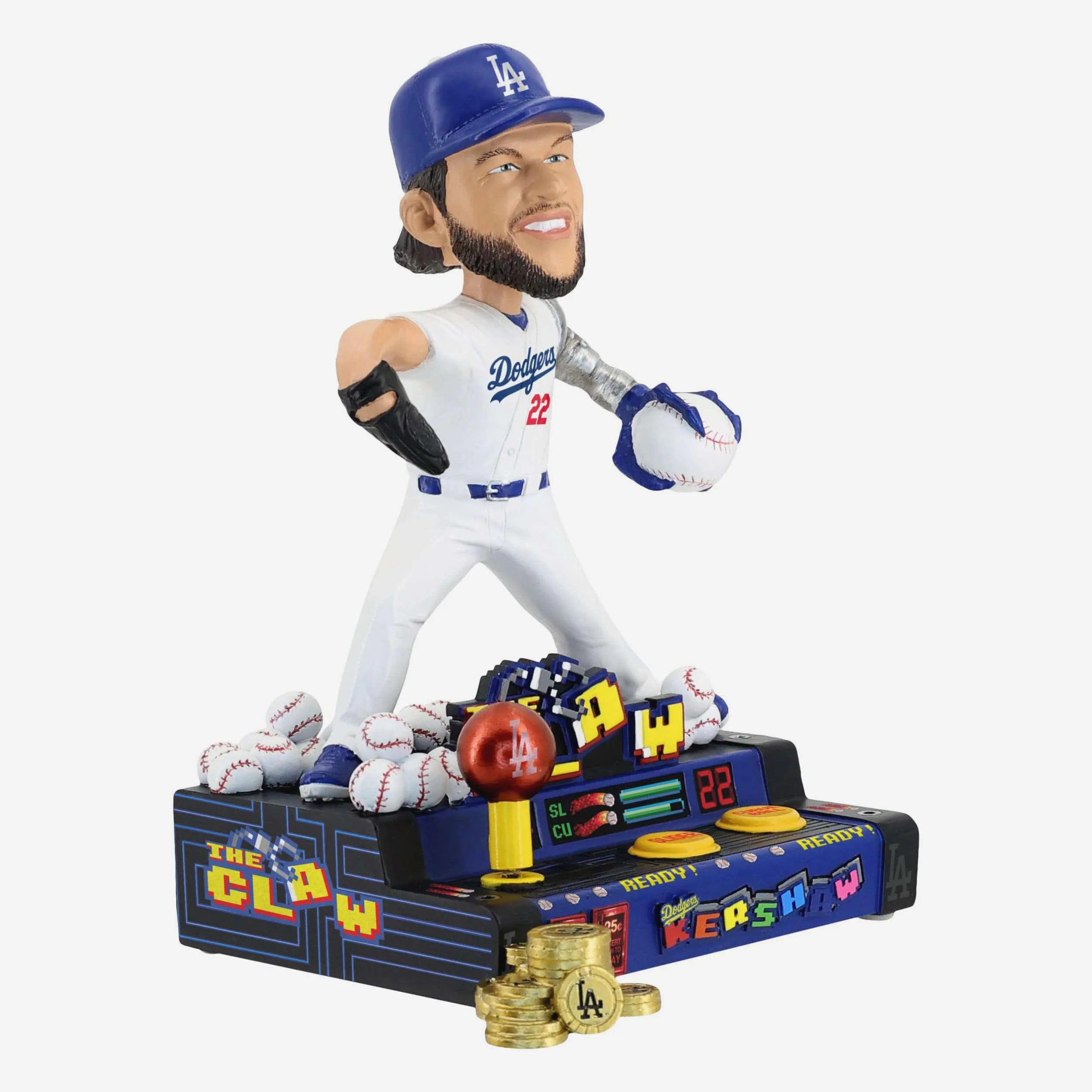 Clayton Kershaw Los Angeles Dodgers The Claw Nickname Bobblehead - Image 4