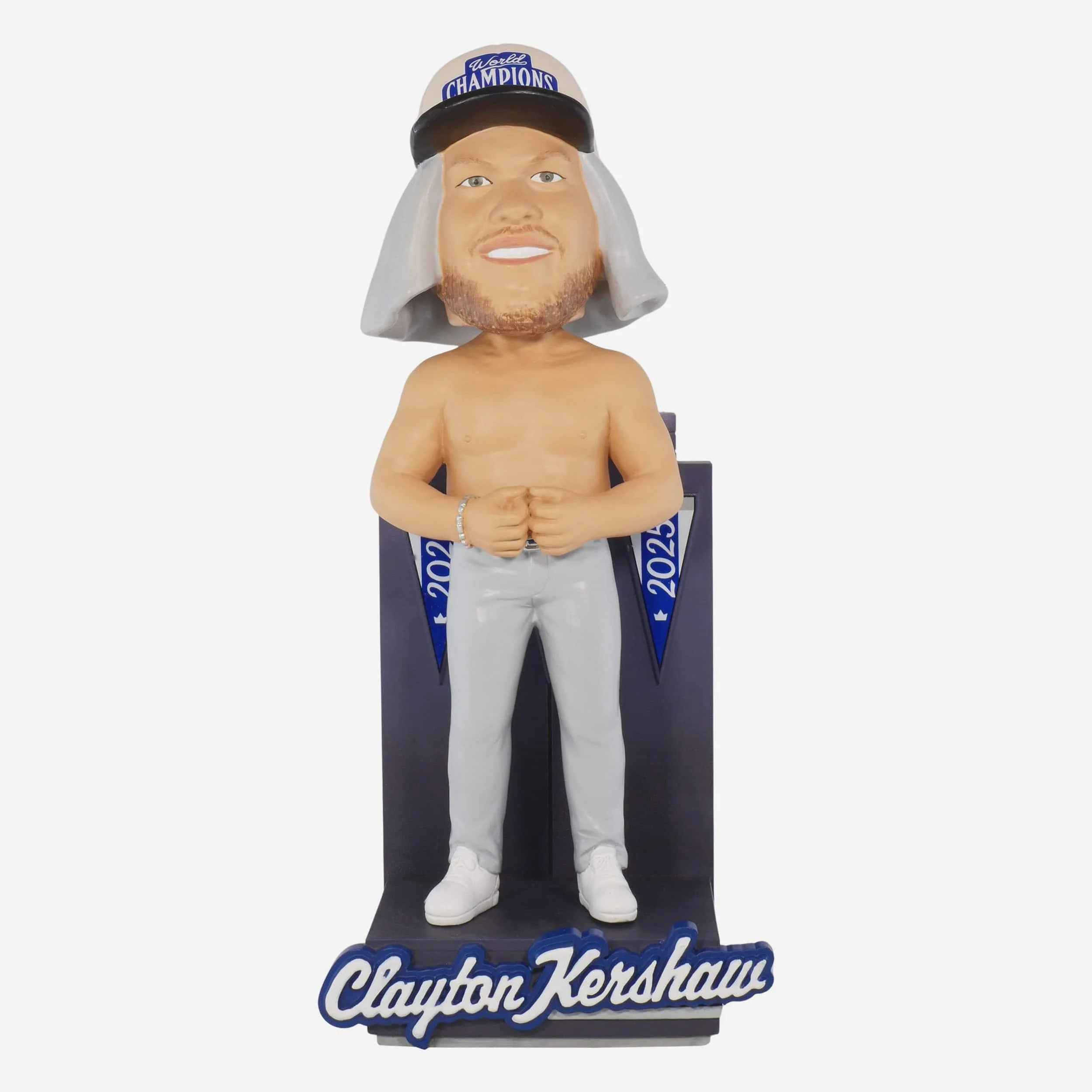 Clayton Kershaw Shirtless Locker Room Bobblehead