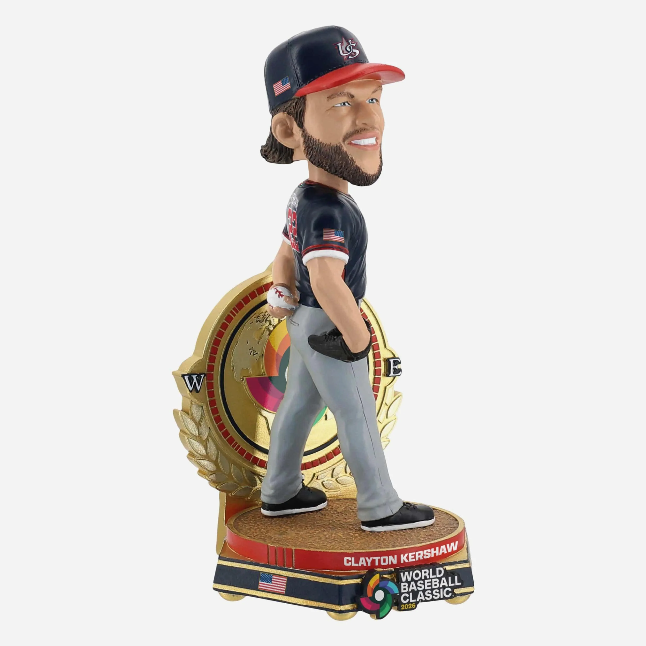 Clayton Kershaw USA 2026 World Baseball Classic Away Uniform Bobblehead - Image 4