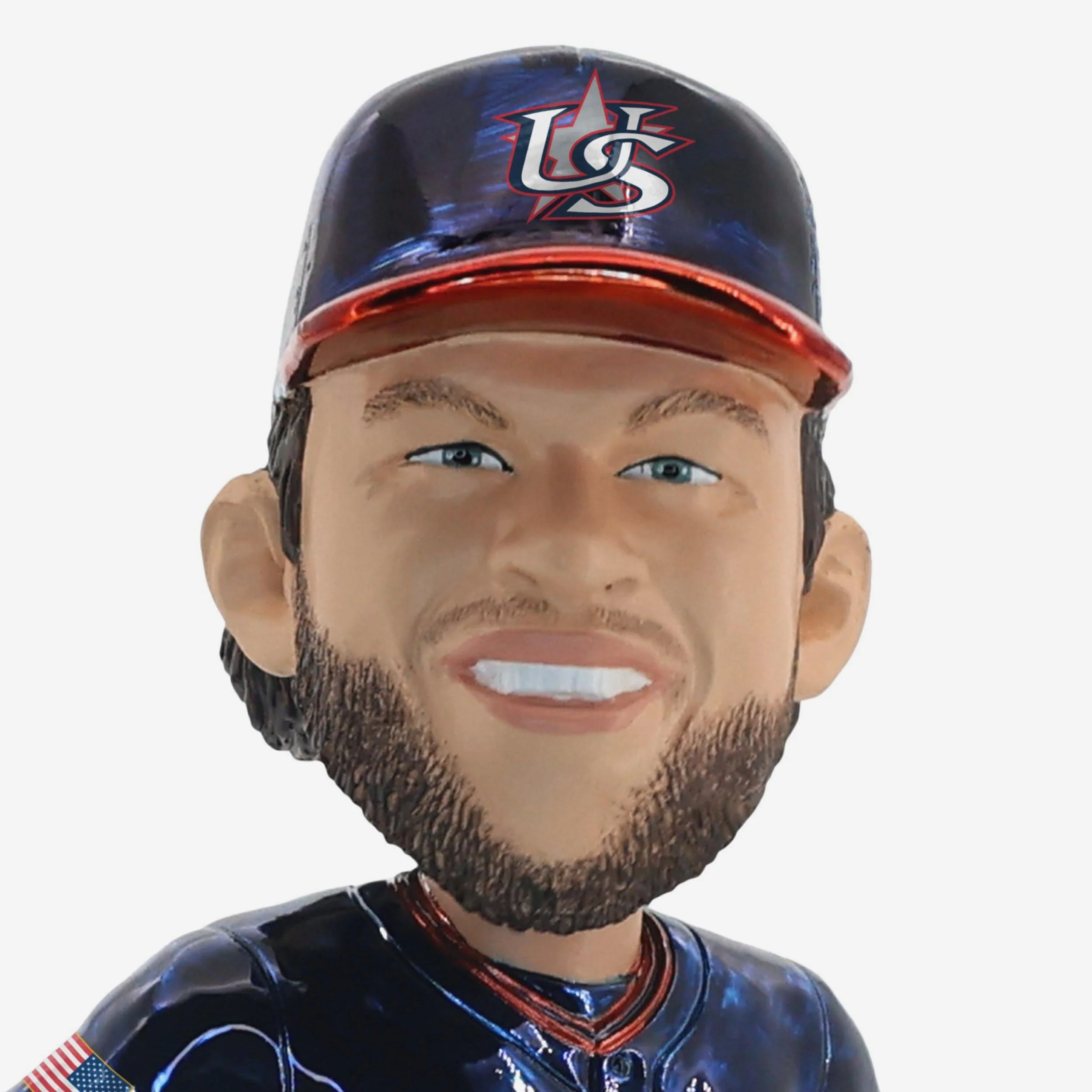 Clayton Kershaw USA 2026 World Baseball Classic Electroplated Edition Bobblehead - Image 2