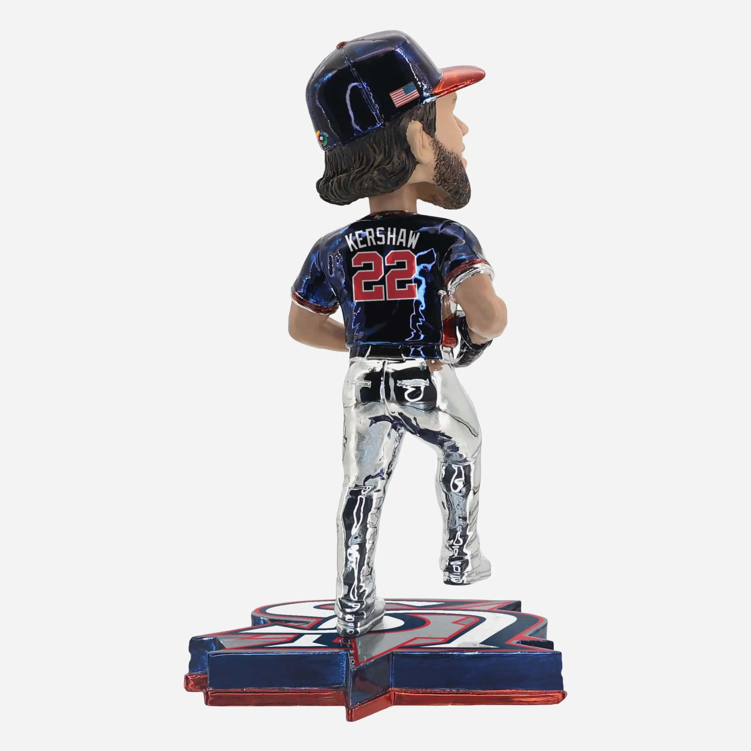 Clayton Kershaw USA 2026 World Baseball Classic Electroplated Edition Bobblehead - Image 5