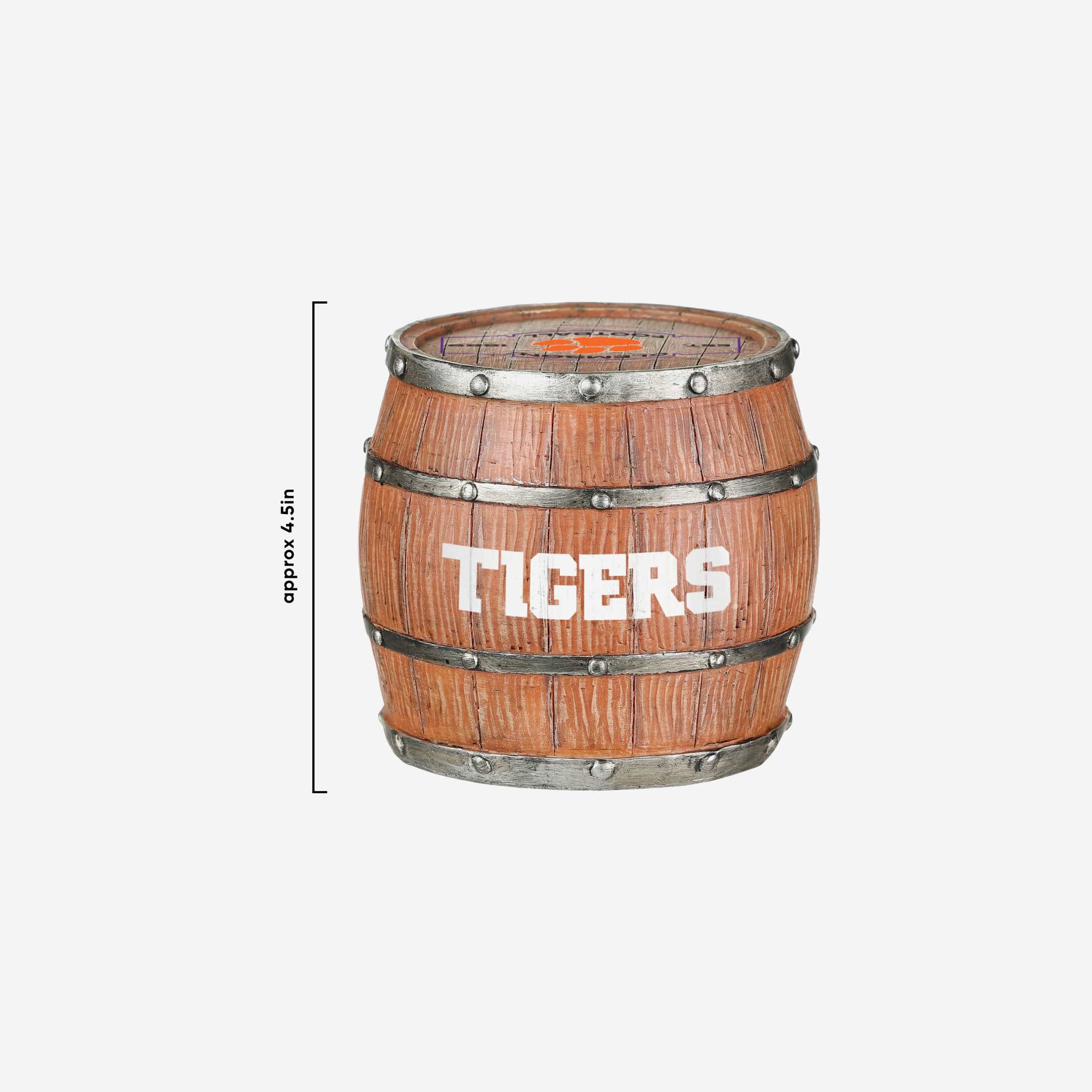 Clemson Tigers 5 Pack Barrel Coaster Set - Image 4