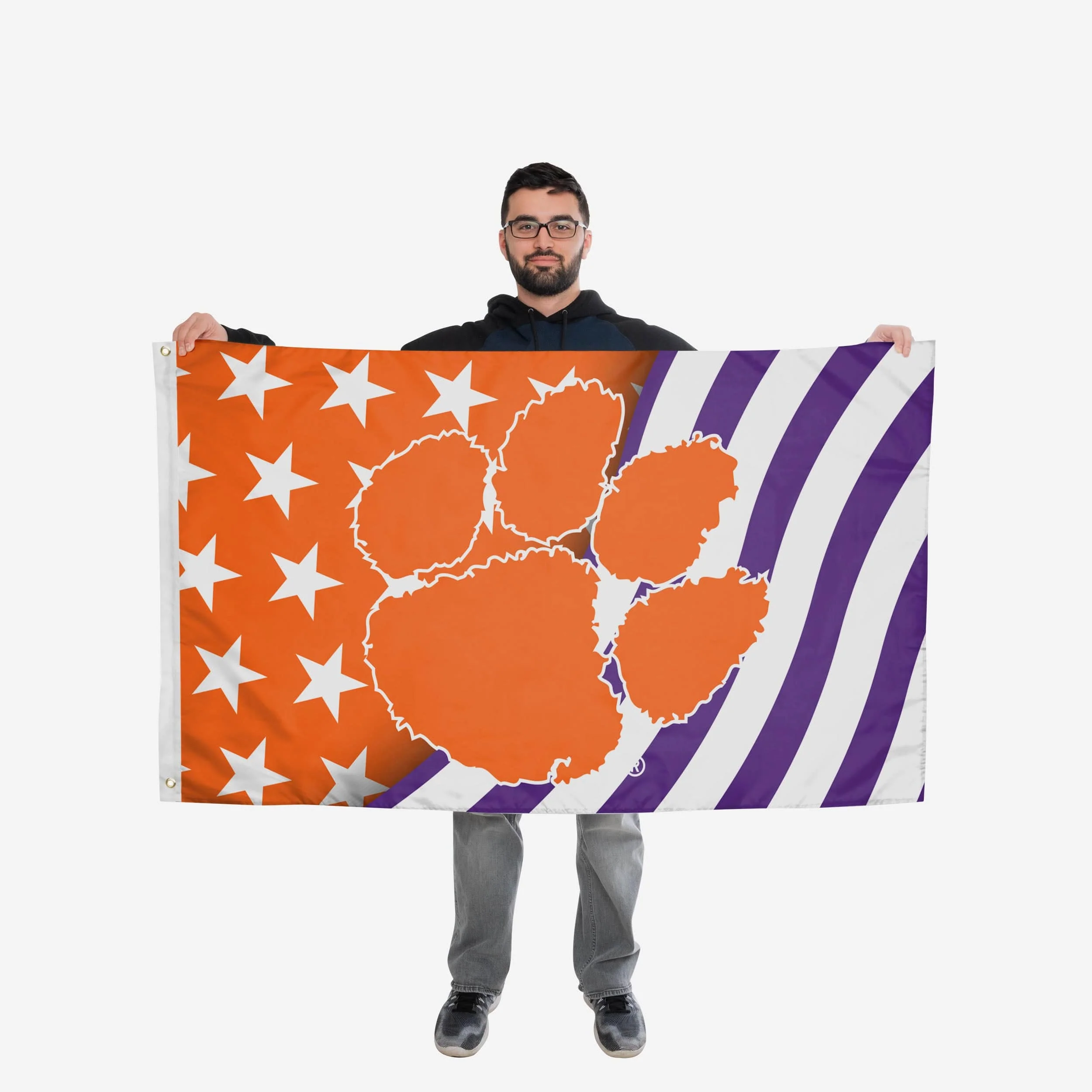 Clemson Tigers Americana Horizontal Flag - Image 2