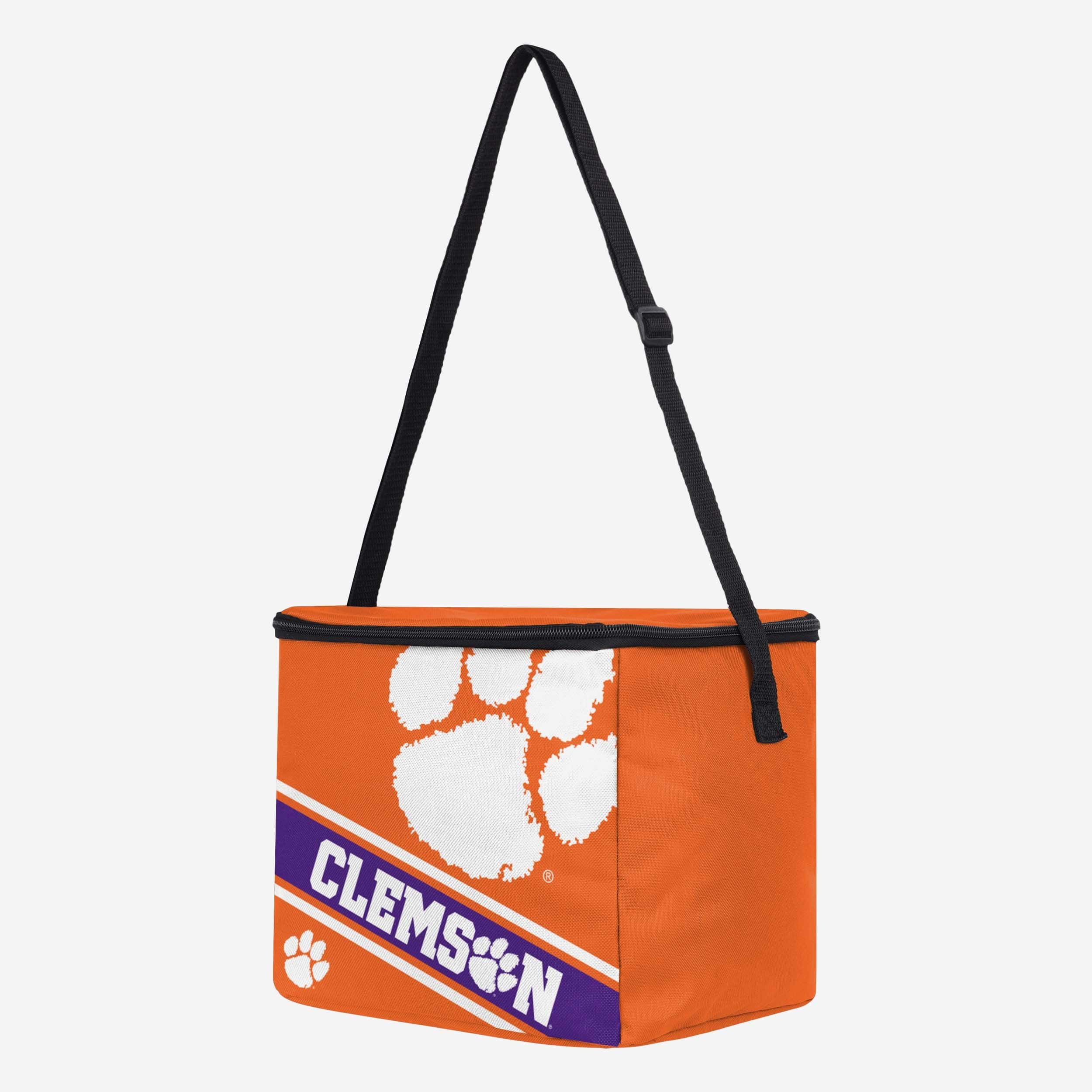 Clemson Tigers Big Logo Stripe 12 Pack Cooler - Image 2