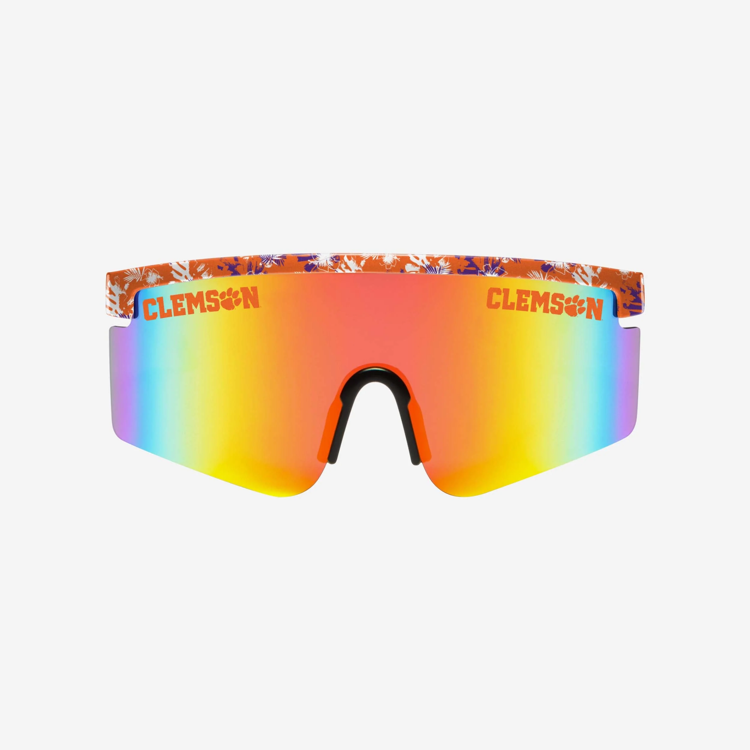 Clemson Tigers Floral Large Frame Sunglasses - Image 2