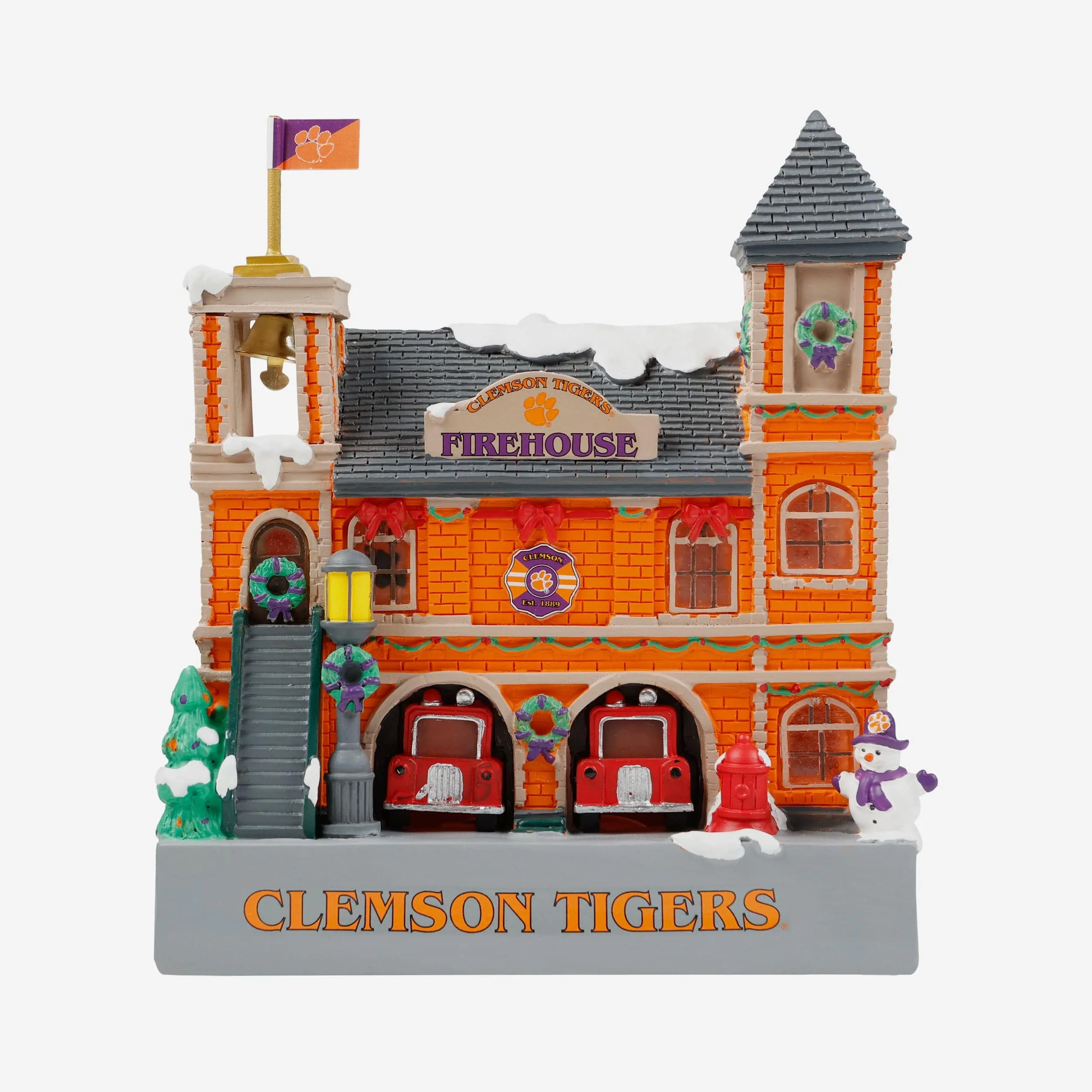 Clemson Tigers Light Up Resin Team Firehouse