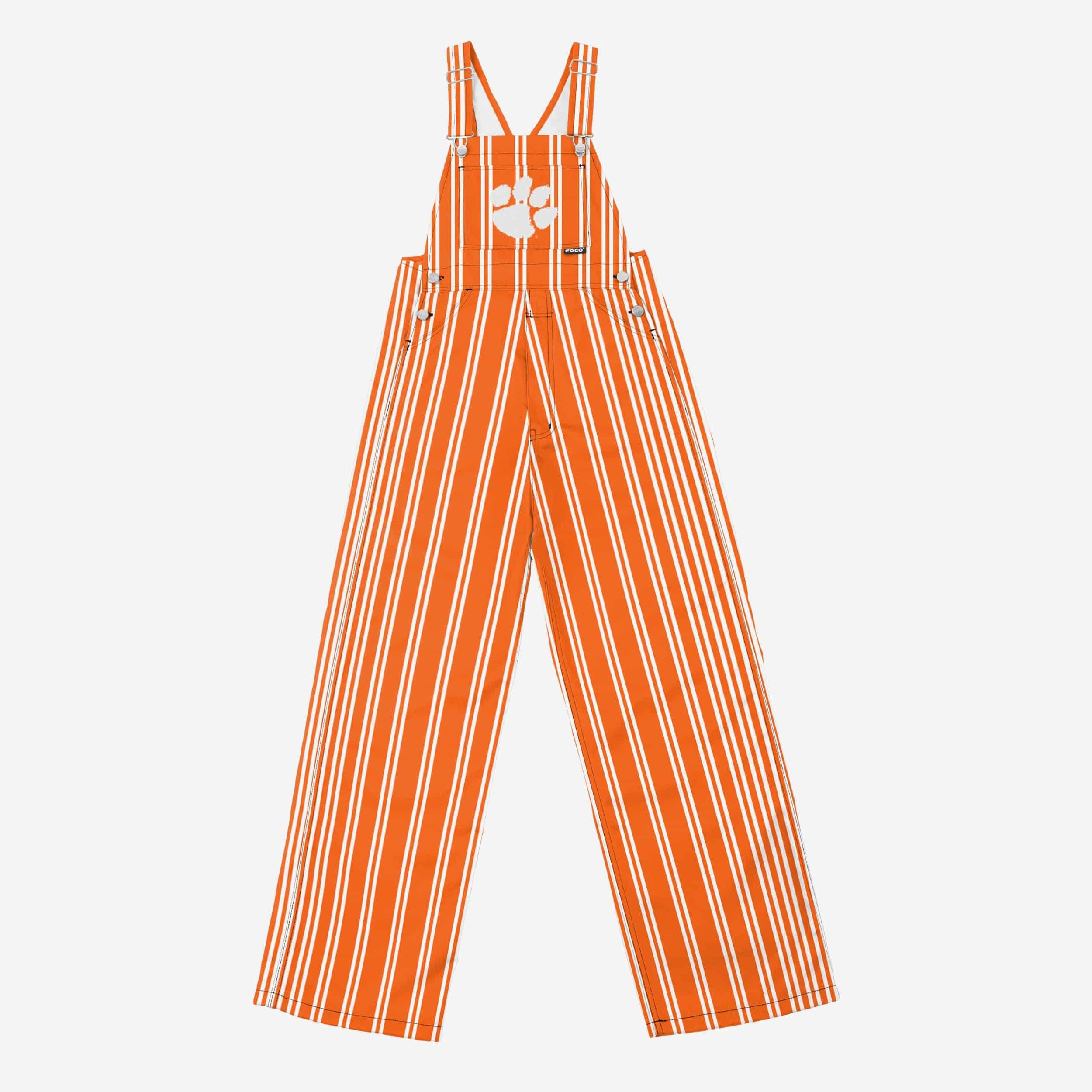 Clemson Tigers Mens Sideline Spirit Bib Overalls - Image 7