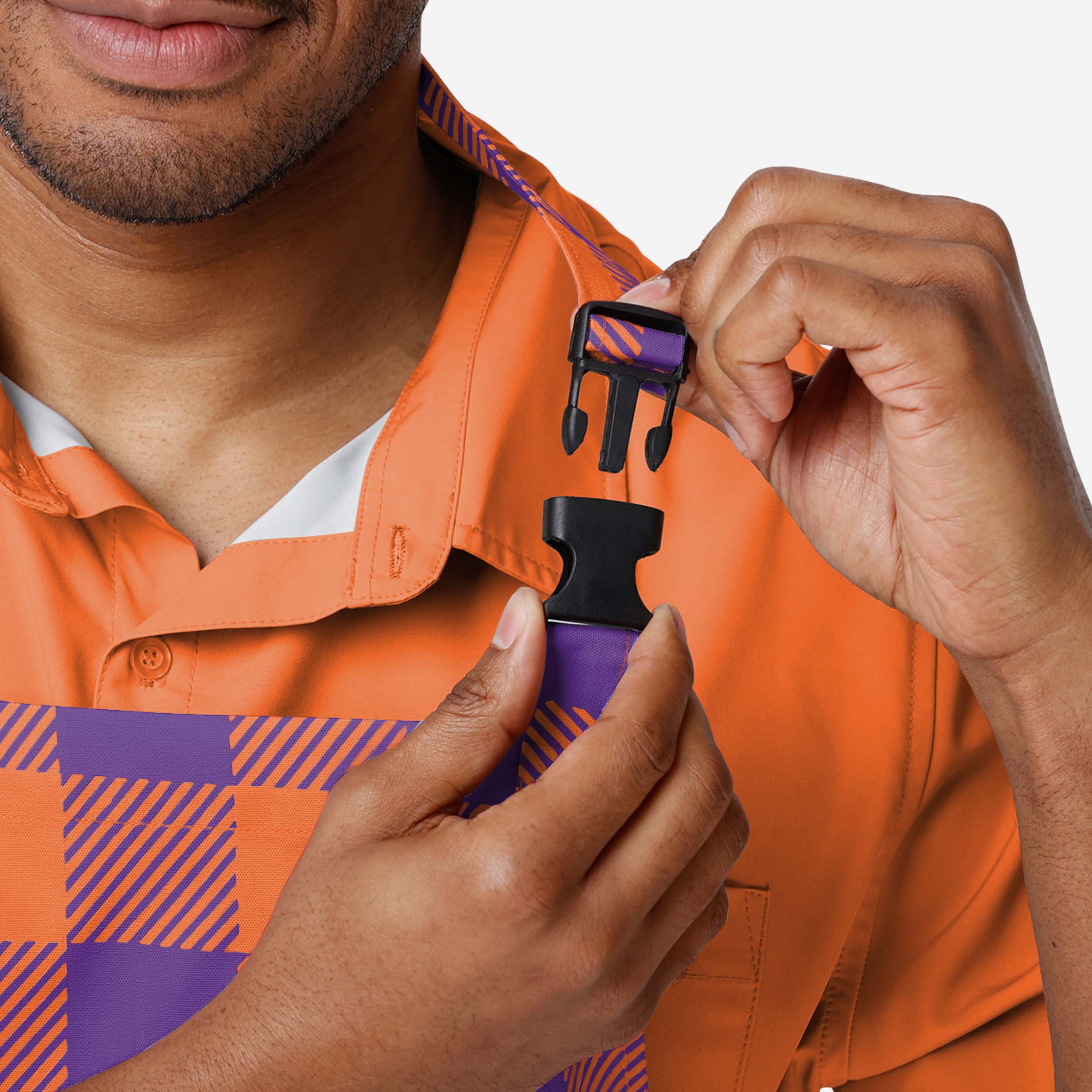 Clemson Tigers Plaid Apron - Image 3