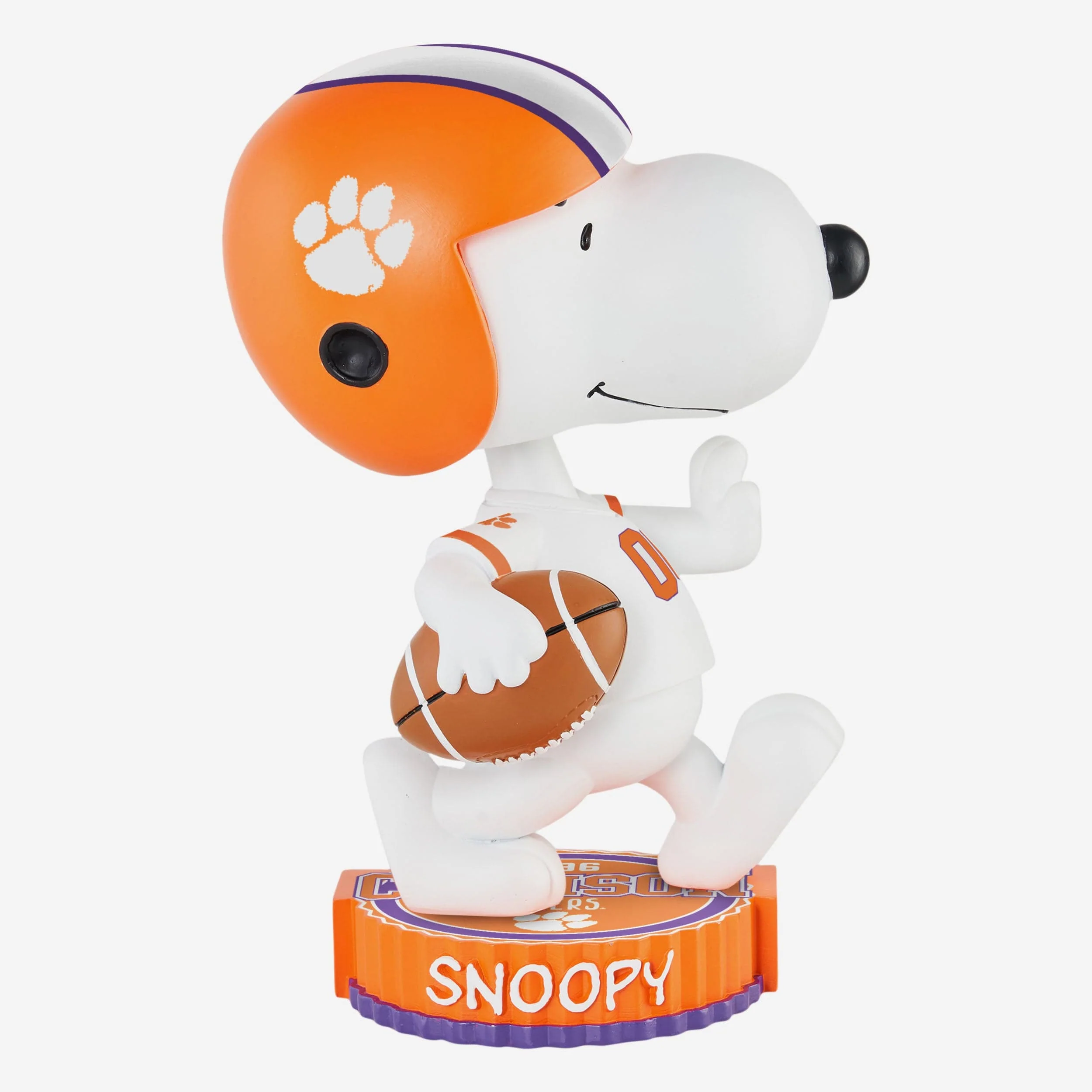 Clemson Tigers Snoopy Peanuts Bighead Bobblehead
