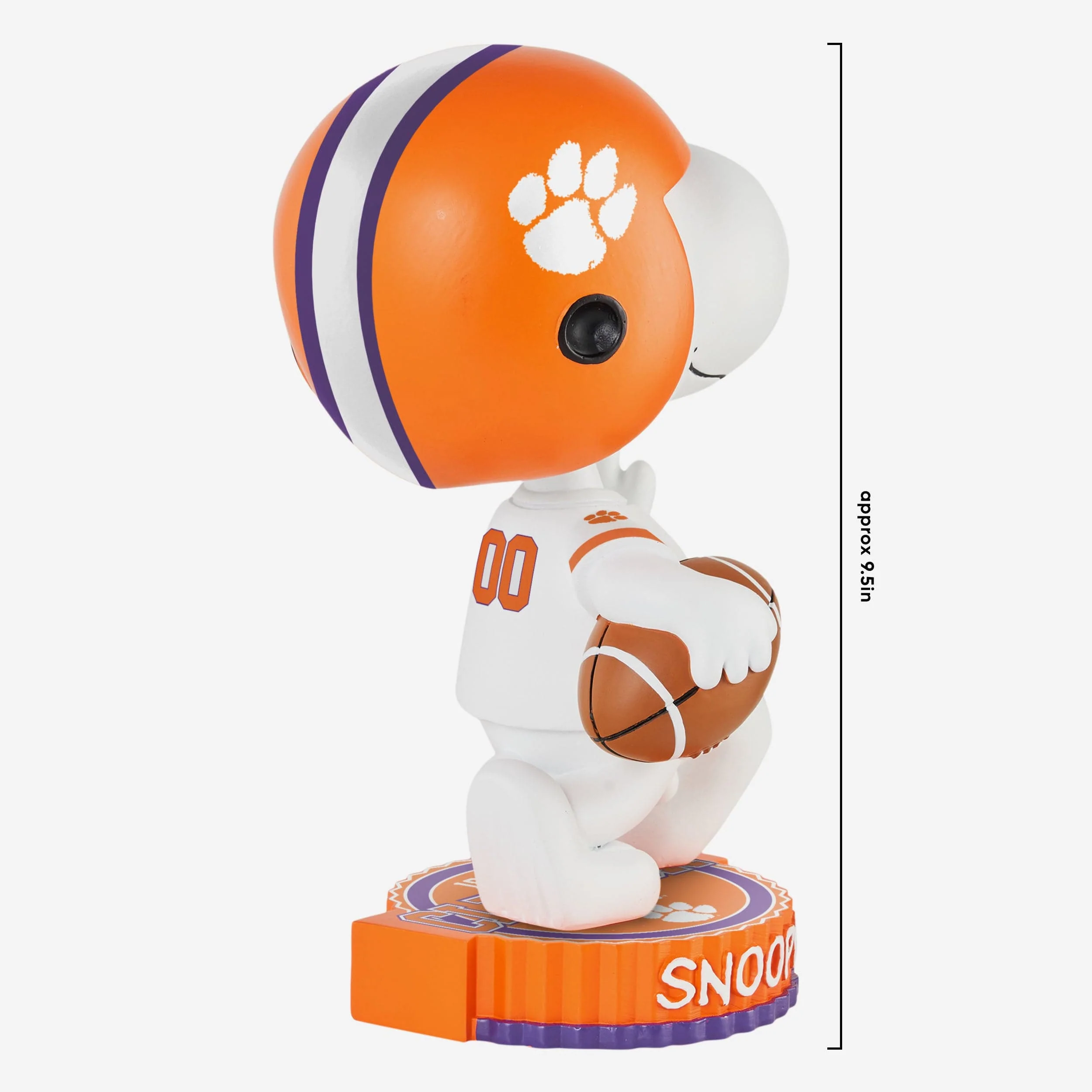 Clemson Tigers Snoopy Peanuts Bighead Bobblehead - Image 4