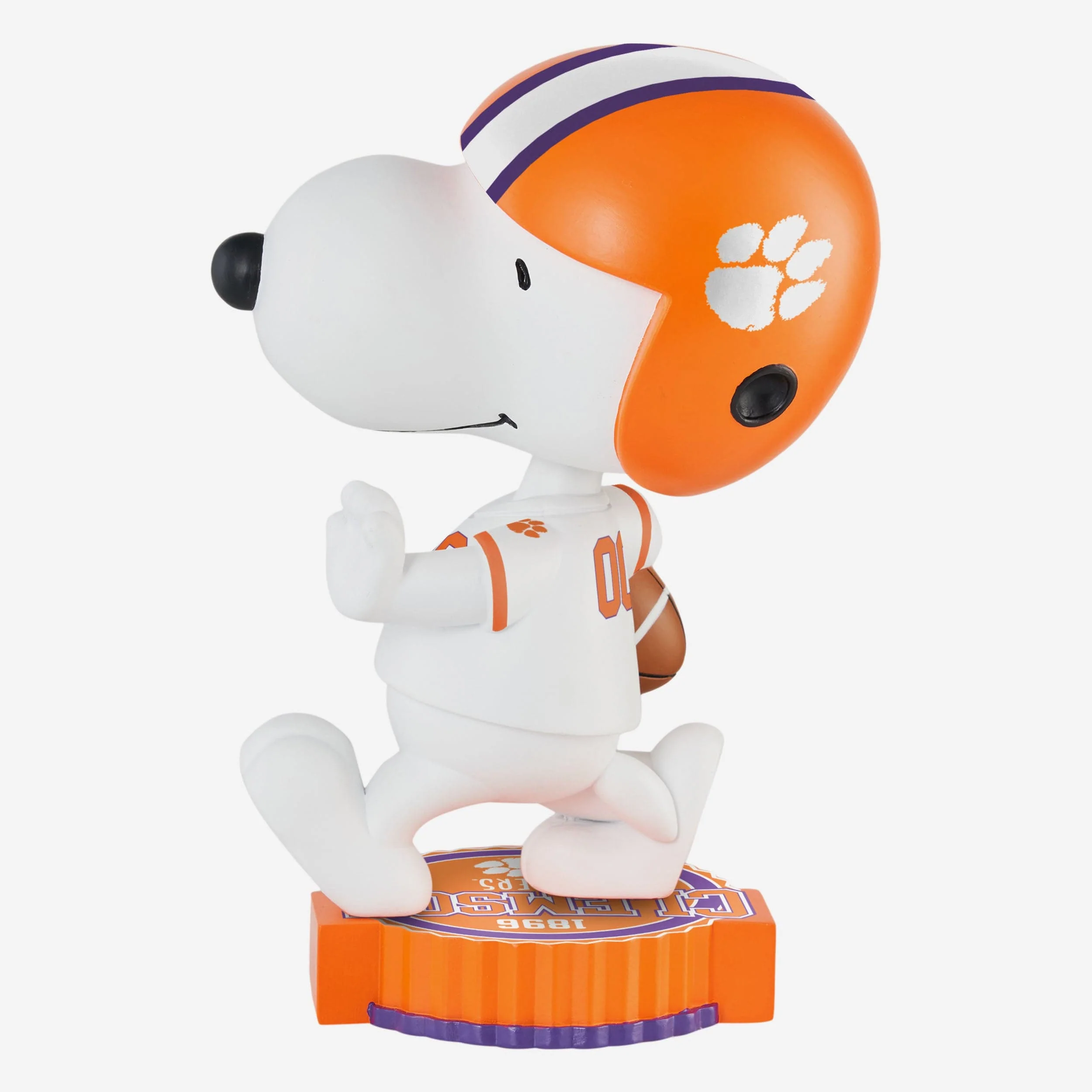 Clemson Tigers Snoopy Peanuts Bighead Bobblehead - Image 5