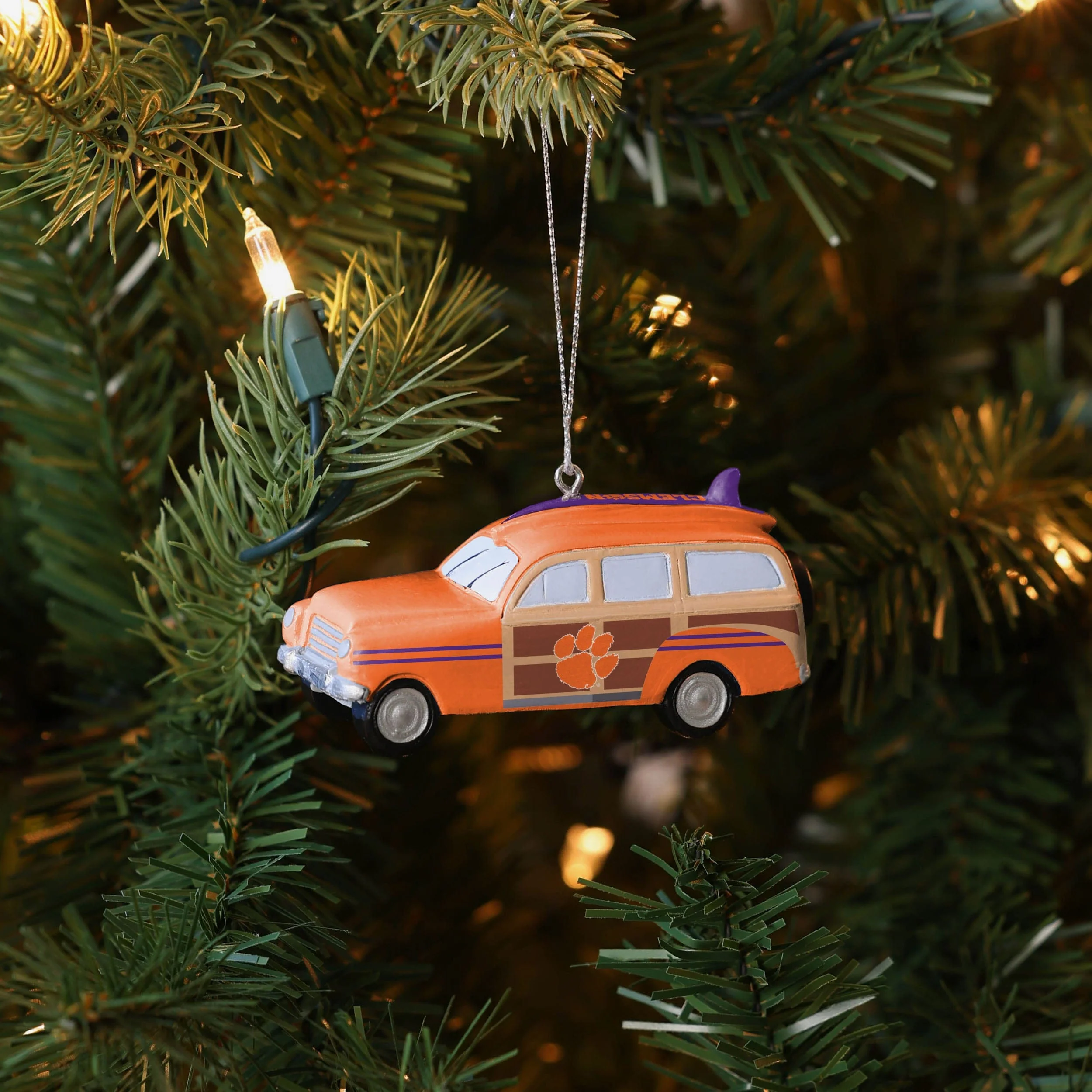 Clemson Tigers Station Wagon Ornament - Image 4