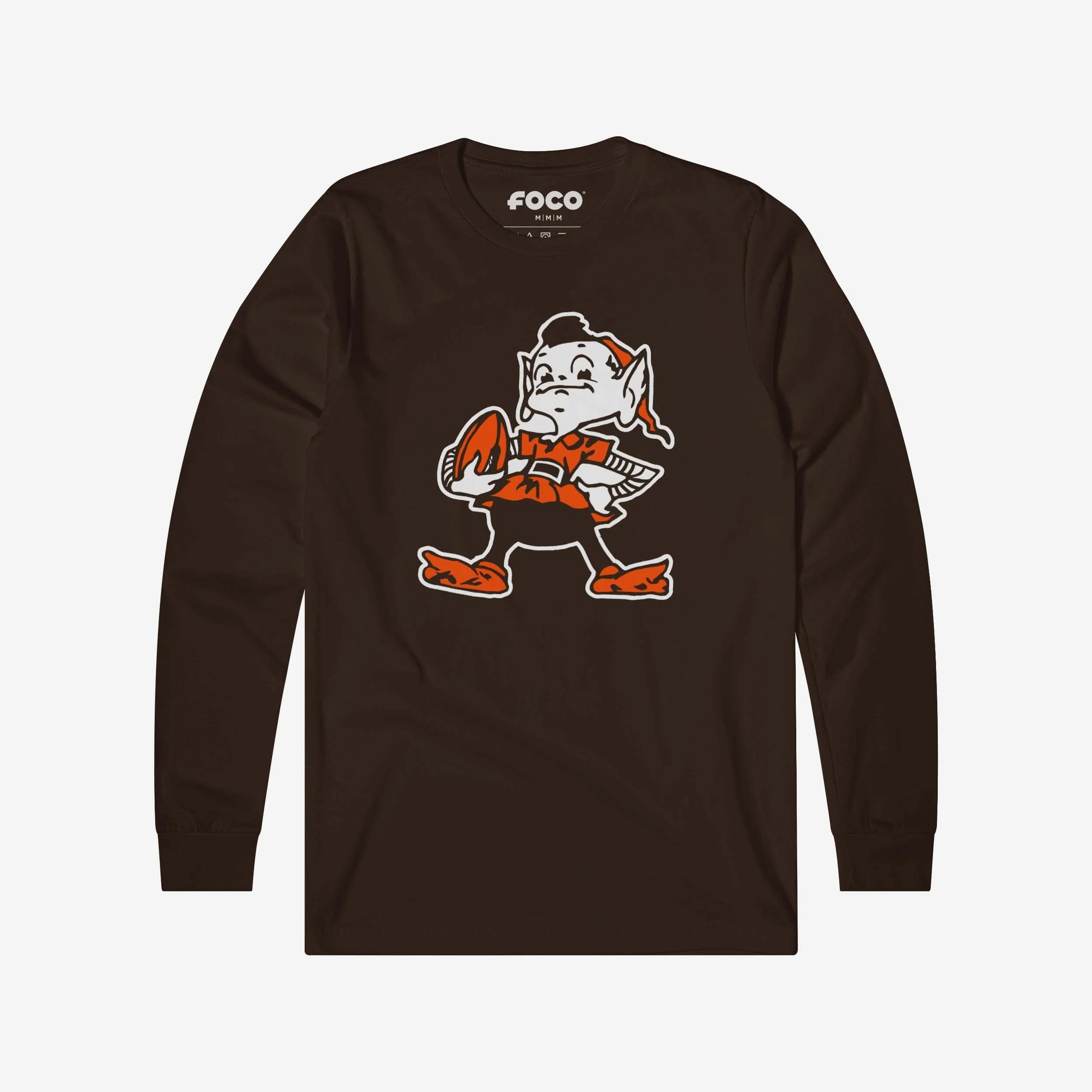 Cleveland Browns 1959 Retro Logo Long Sleeve T-Shirt