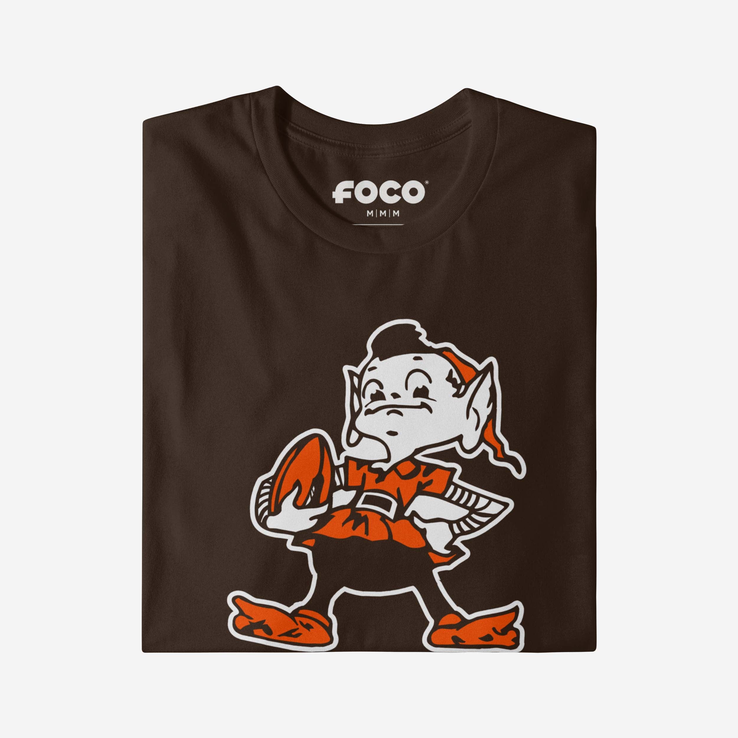 Cleveland Browns 1959 Retro Logo Long Sleeve T-Shirt - Image 4