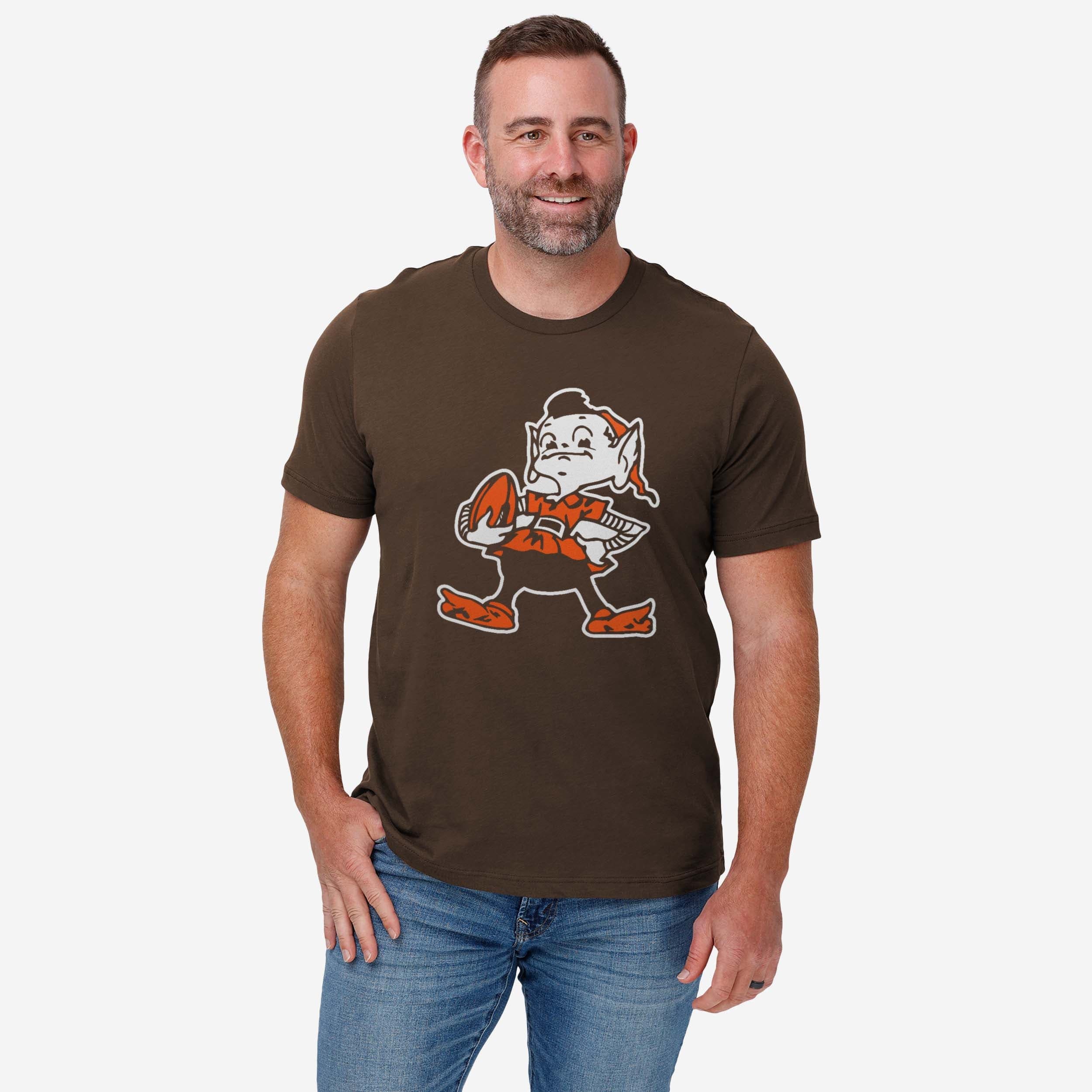 Cleveland Browns 1959 Retro Logo T-Shirt - Image 6