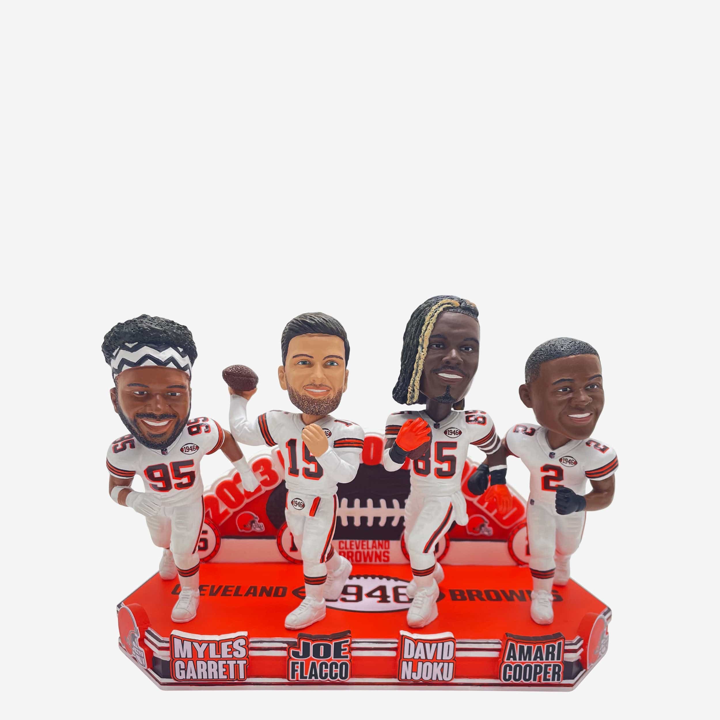 Cleveland Browns 2023 Playoff-Bound Mini Bobblehead Scene