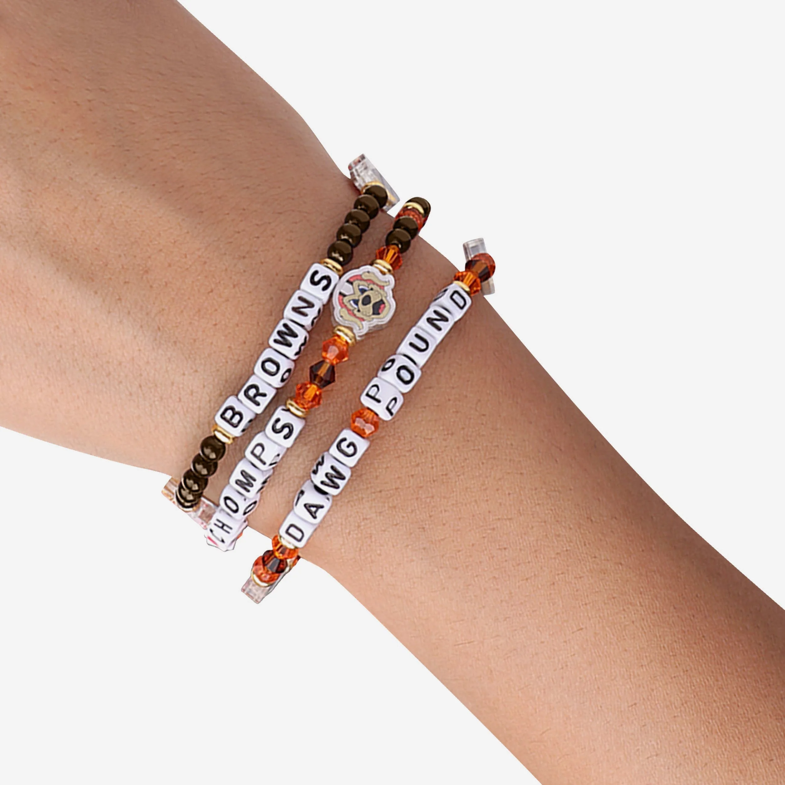 Cleveland Browns 3 Pack Friendship Bracelet - Image 4