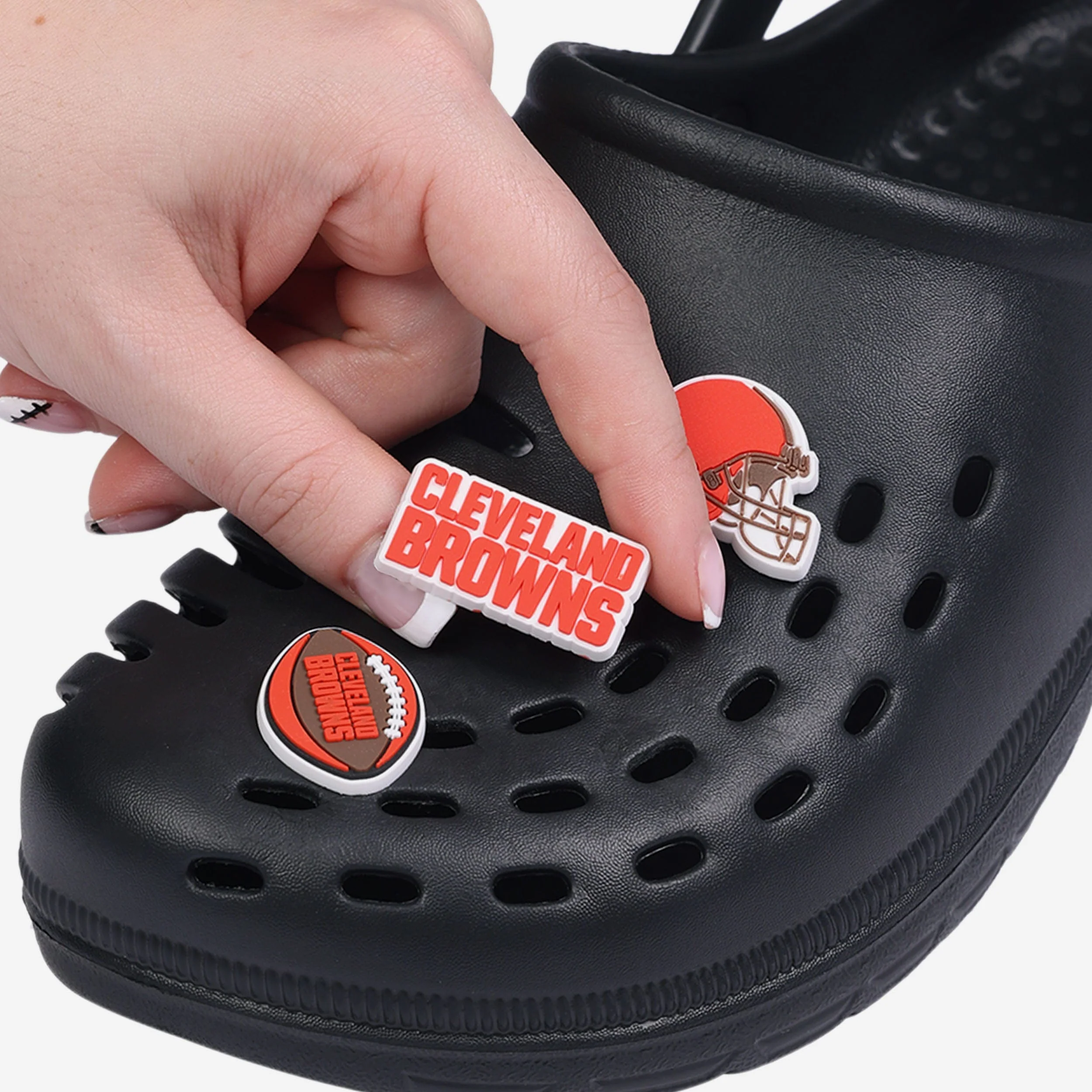 Cleveland Browns 6 Pack Team Clog Charms - Image 3
