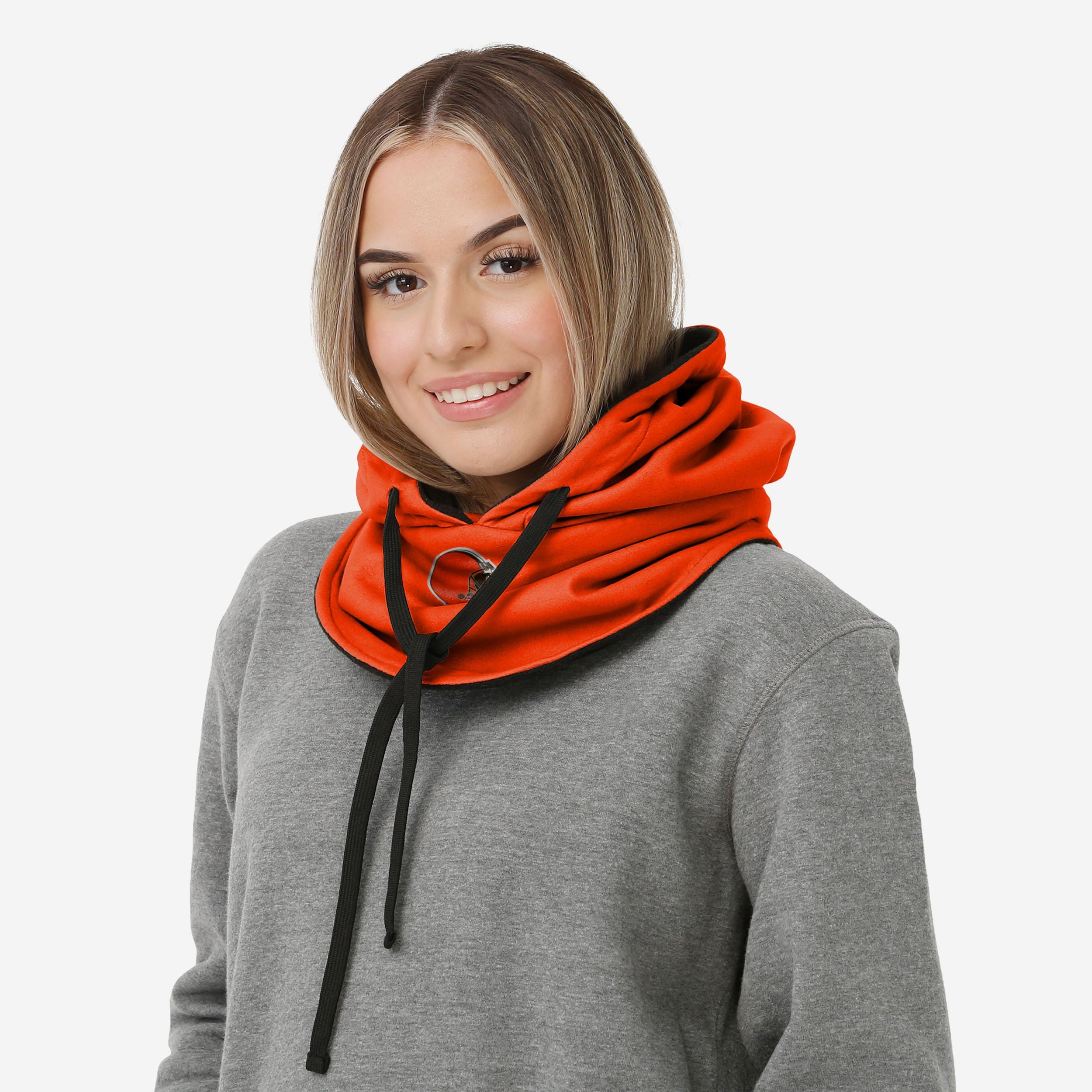Cleveland Browns Alternate Team Color Drawstring Hooded Gaiter - Image 4