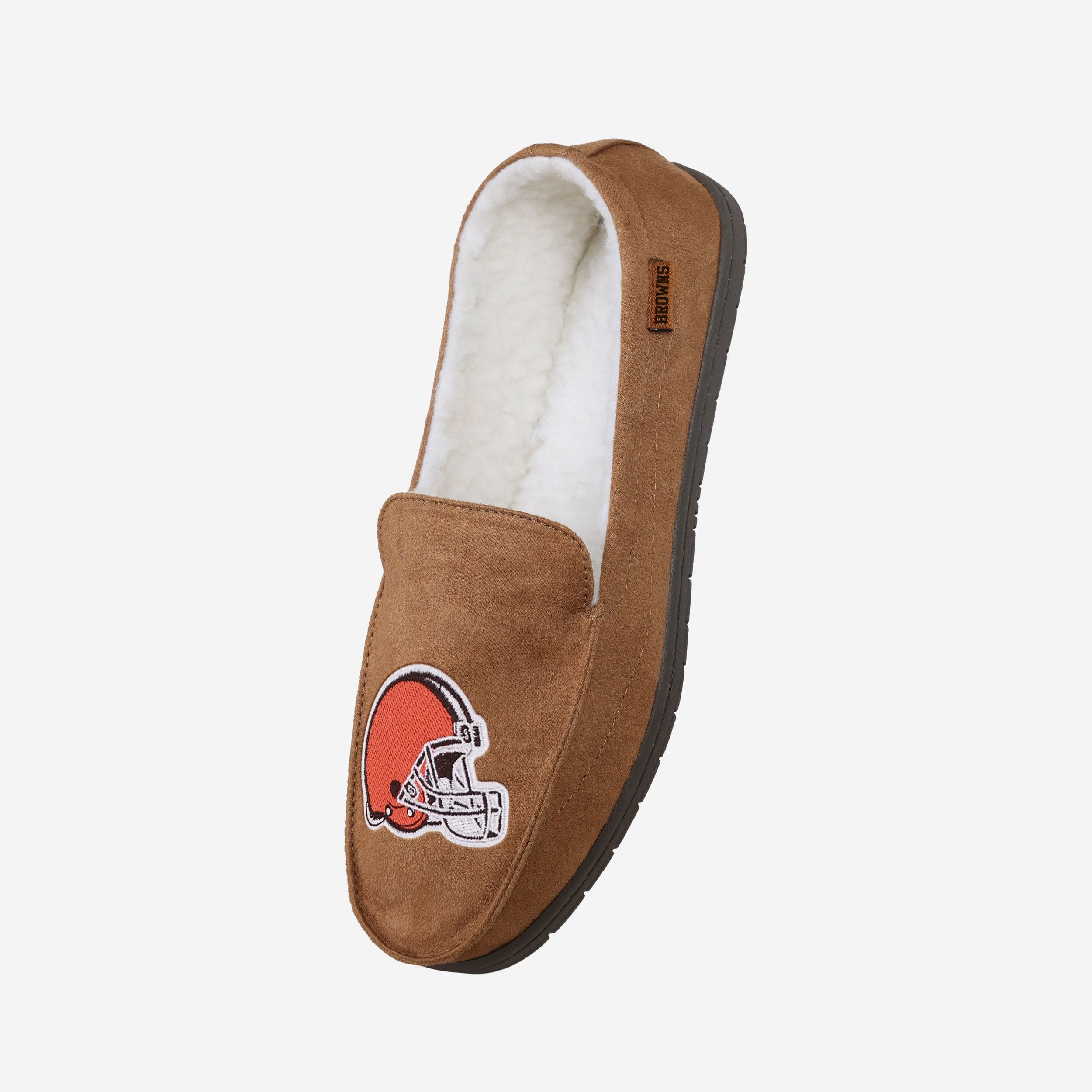 Cleveland Browns Beige Moccasin Slipper - Image 2