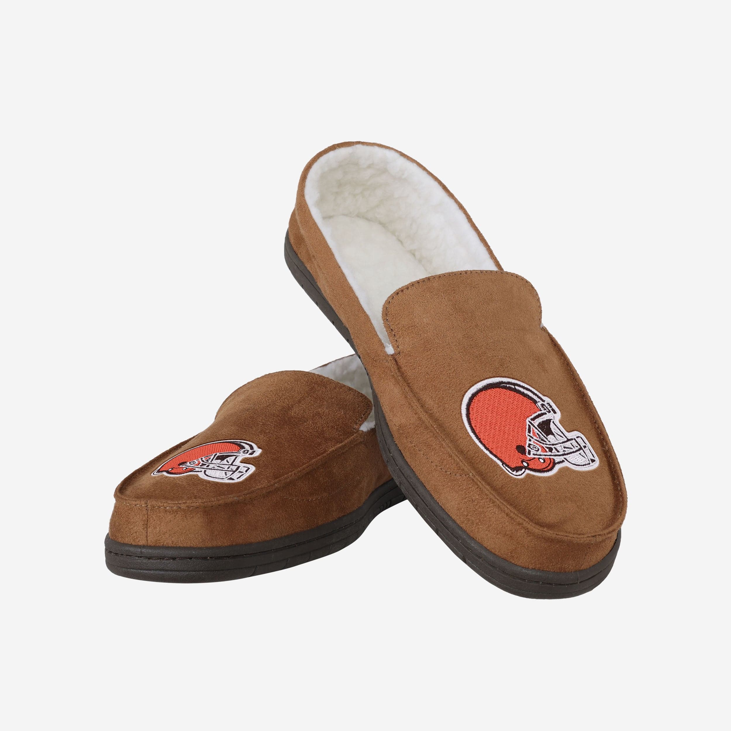 Cleveland Browns Beige Moccasin Slipper - Image 3