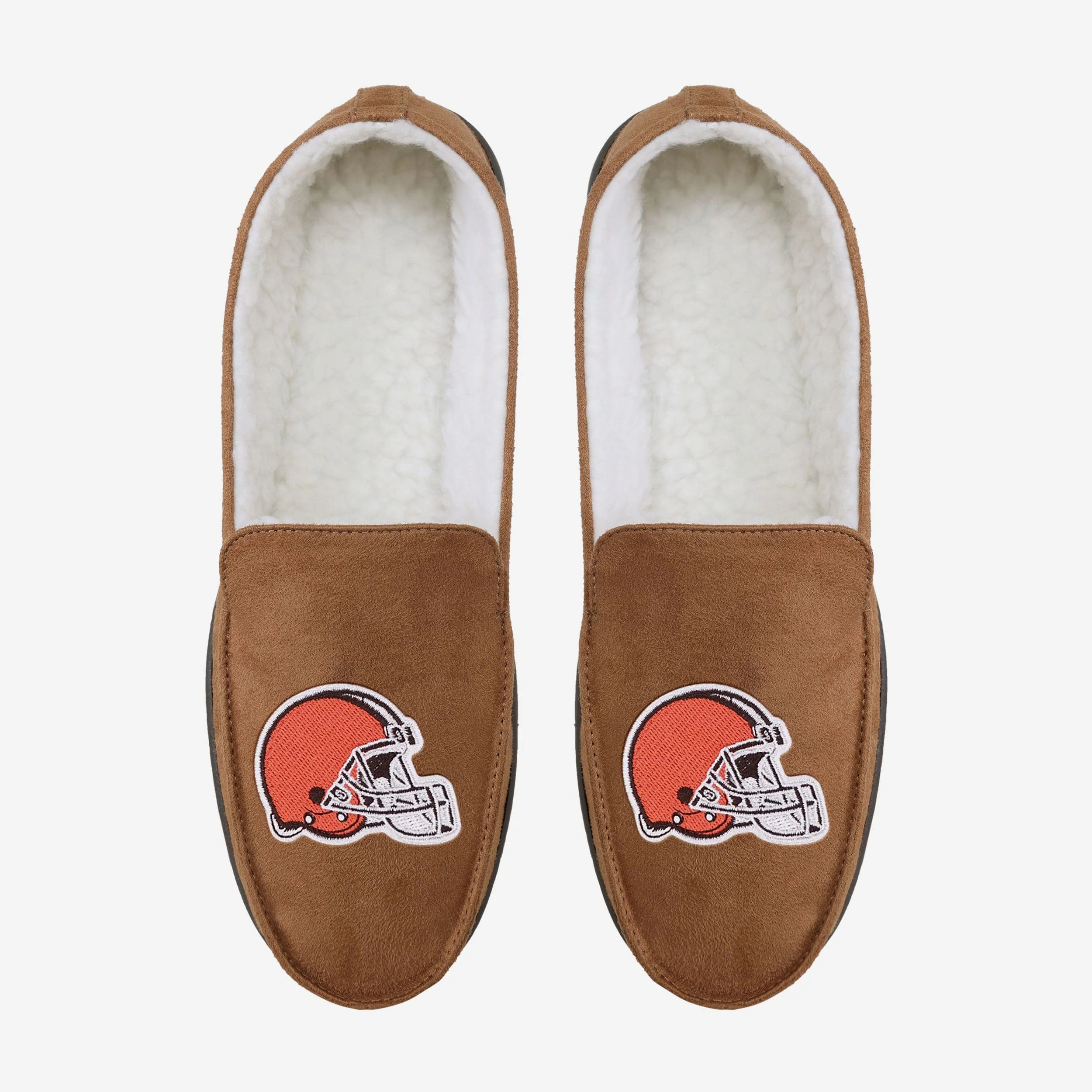 Cleveland Browns Beige Moccasin Slipper - Image 4