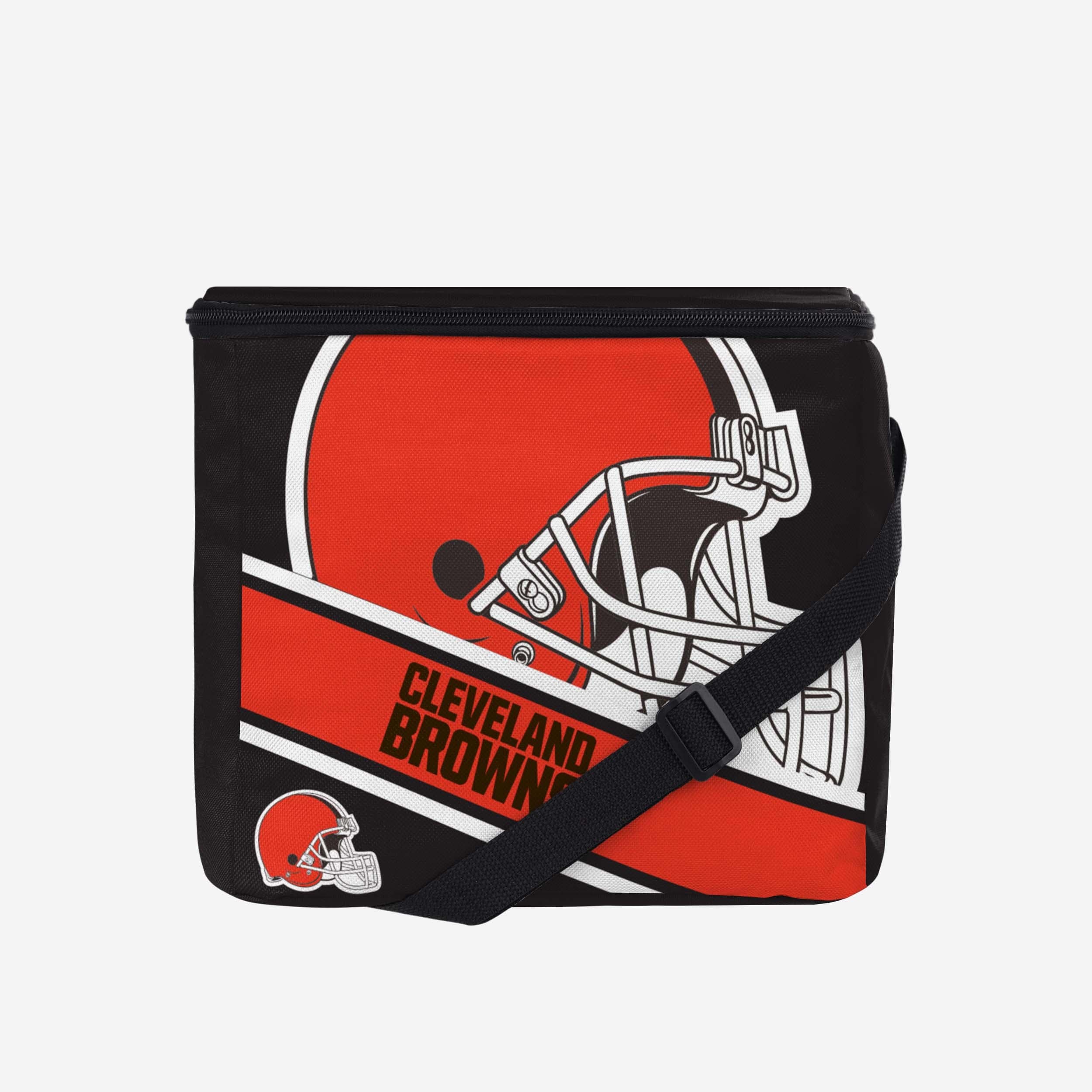 Cleveland Browns Big Logo Stripe 12 Pack Cooler