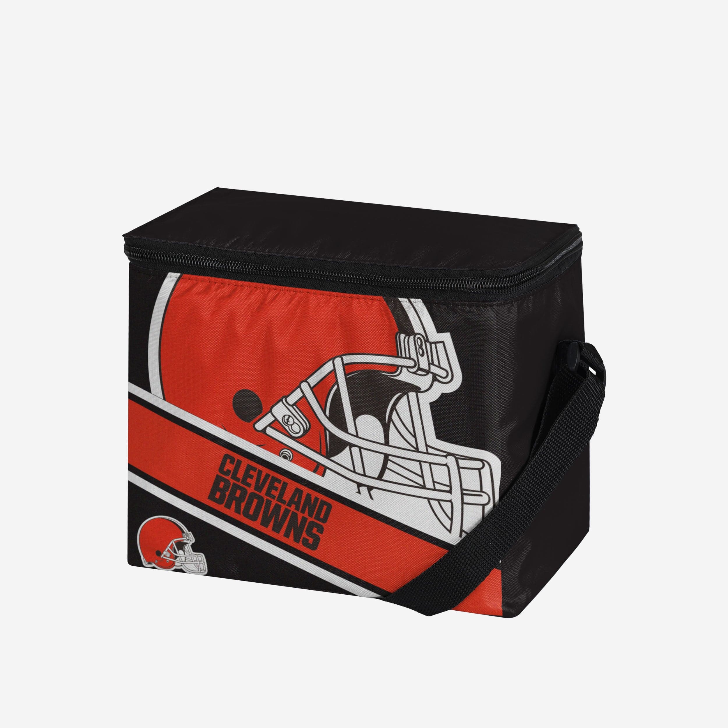 Cleveland Browns Big Logo Stripe 6 Pack Cooler - Image 2