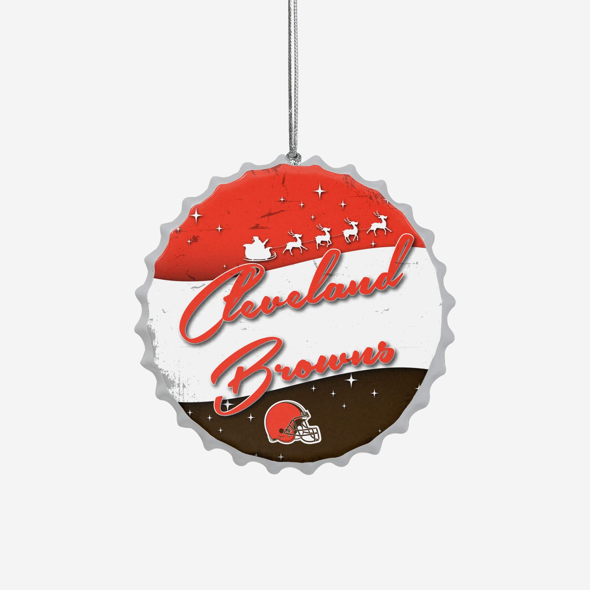 Cleveland Browns Bottlecap Sign Ornament