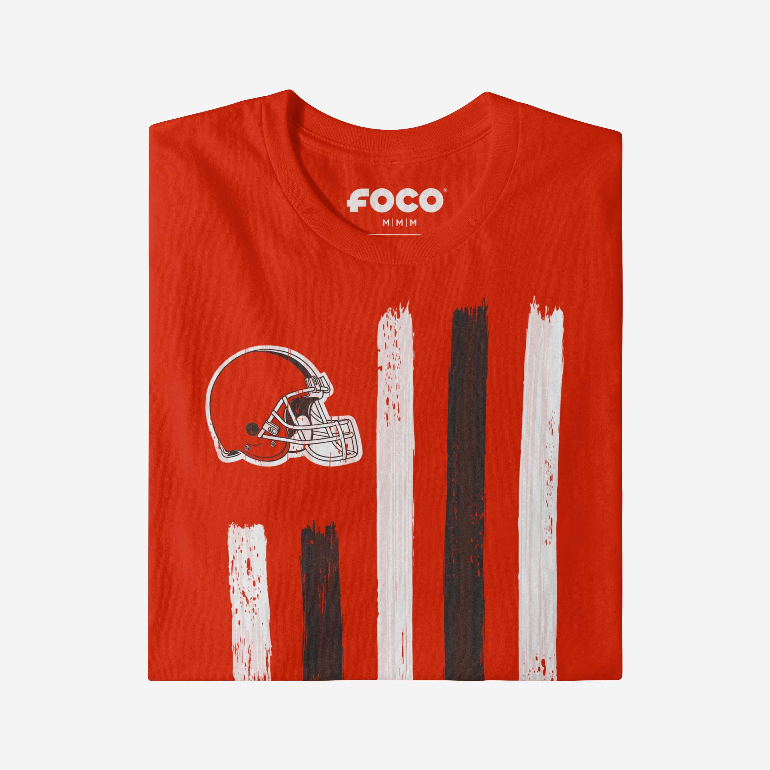 Cleveland Browns Brushstroke Flag T-Shirt - Image 4