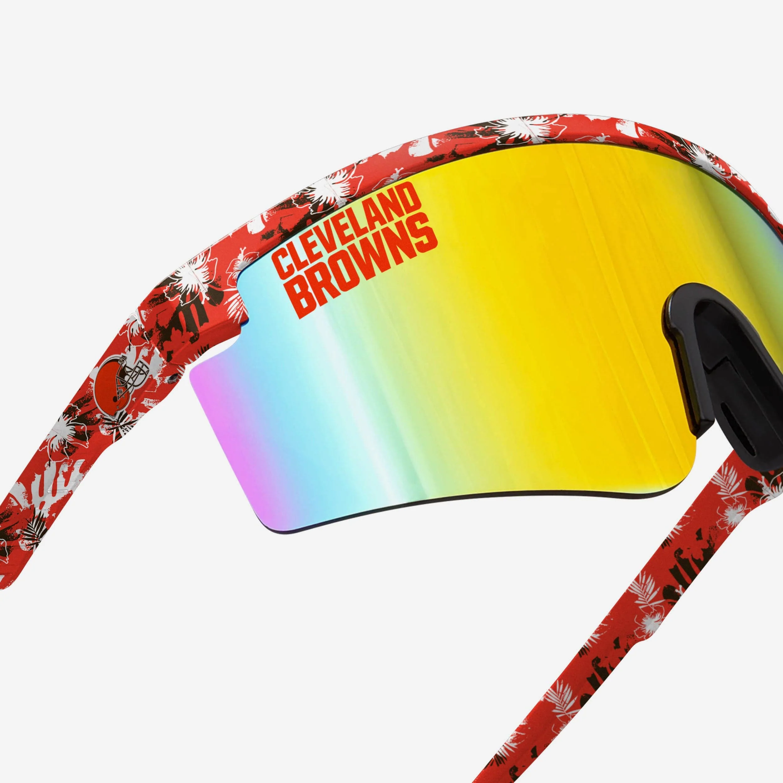 Cleveland Browns Floral Large Frame Sunglasses - Image 4