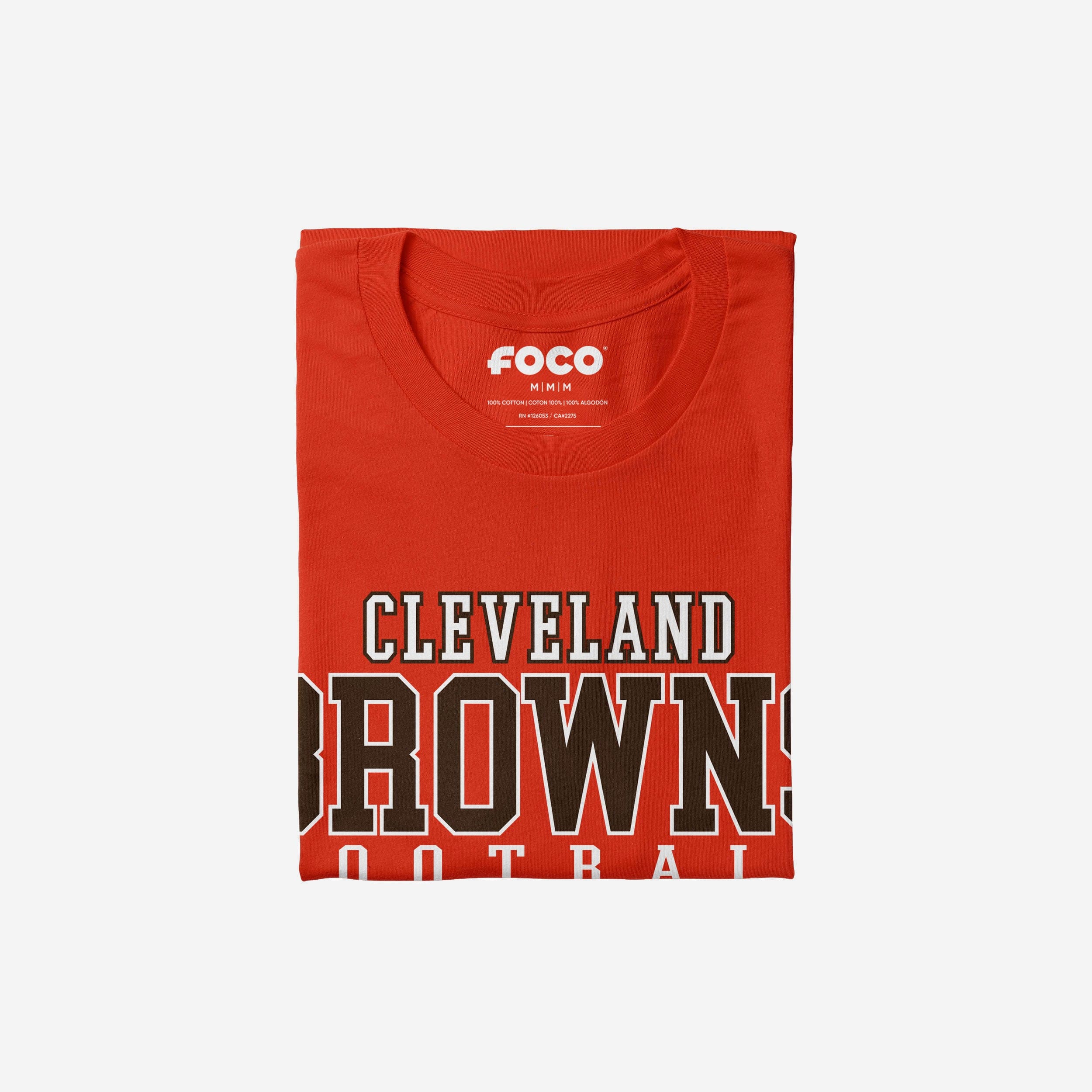 Cleveland Browns Football Wordmark T-Shirt - Image 4