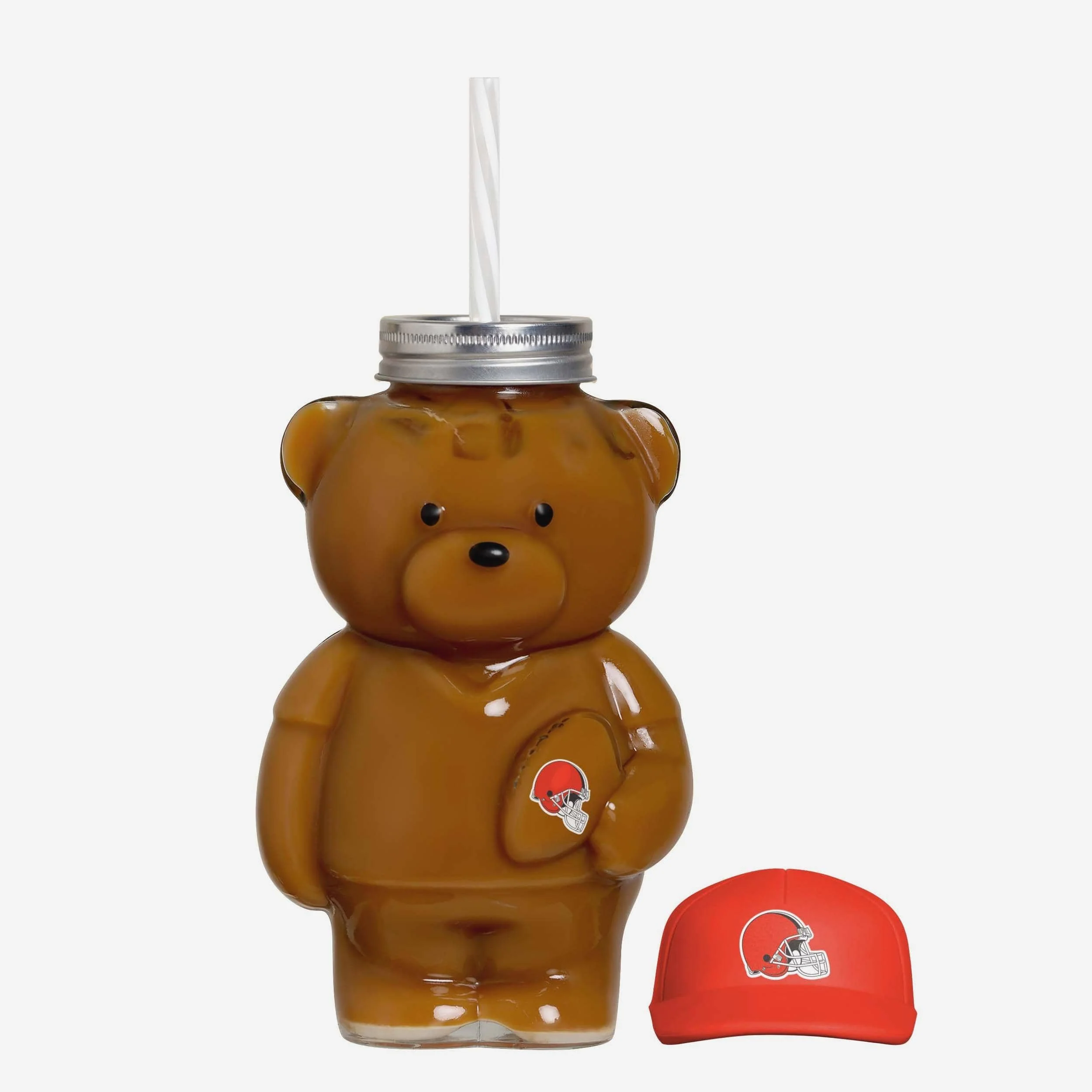Cleveland Browns Glass Bear Tumbler - Image 3
