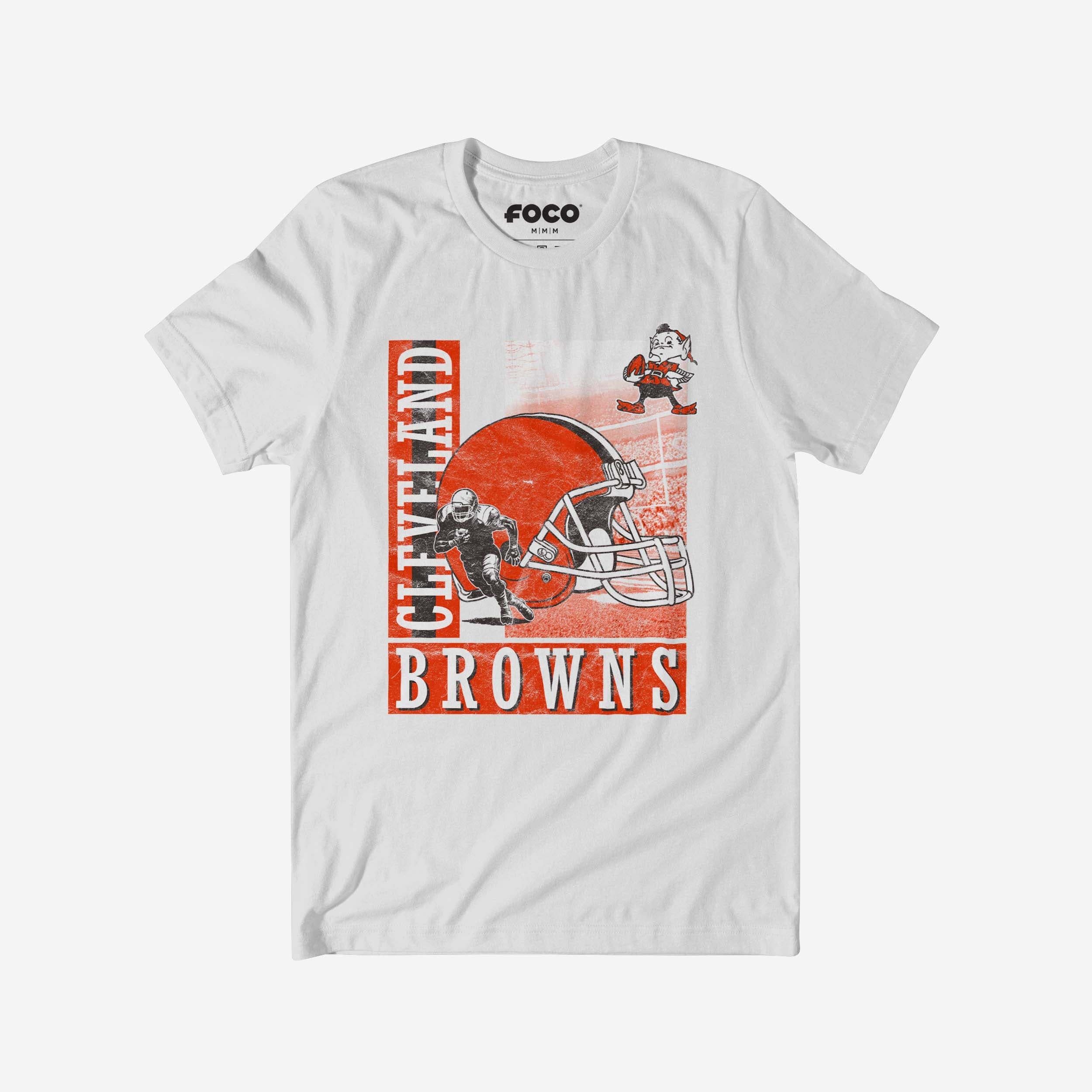 Cleveland Browns Helmet Dash T-Shirt