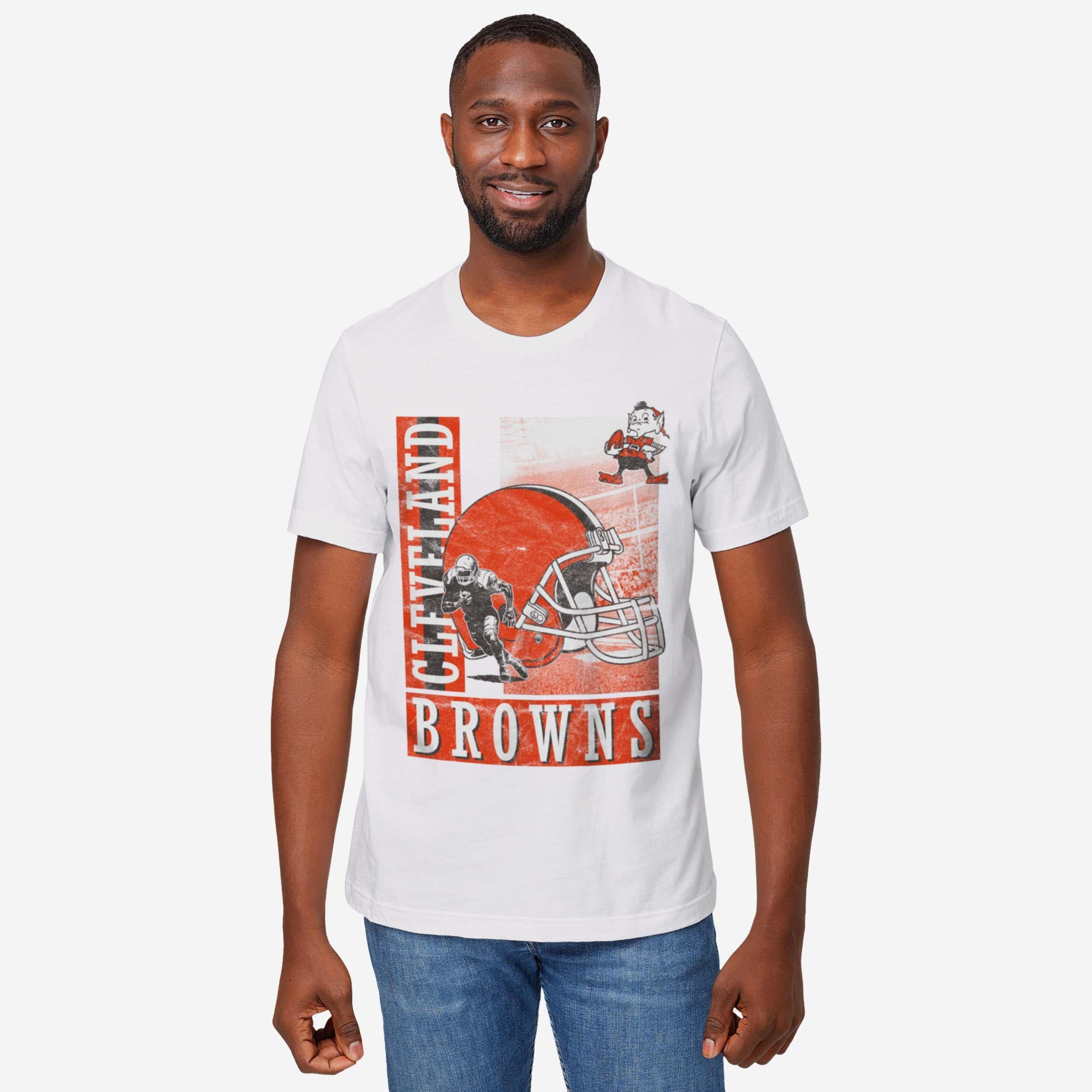 Cleveland Browns Helmet Dash T-Shirt - Image 2